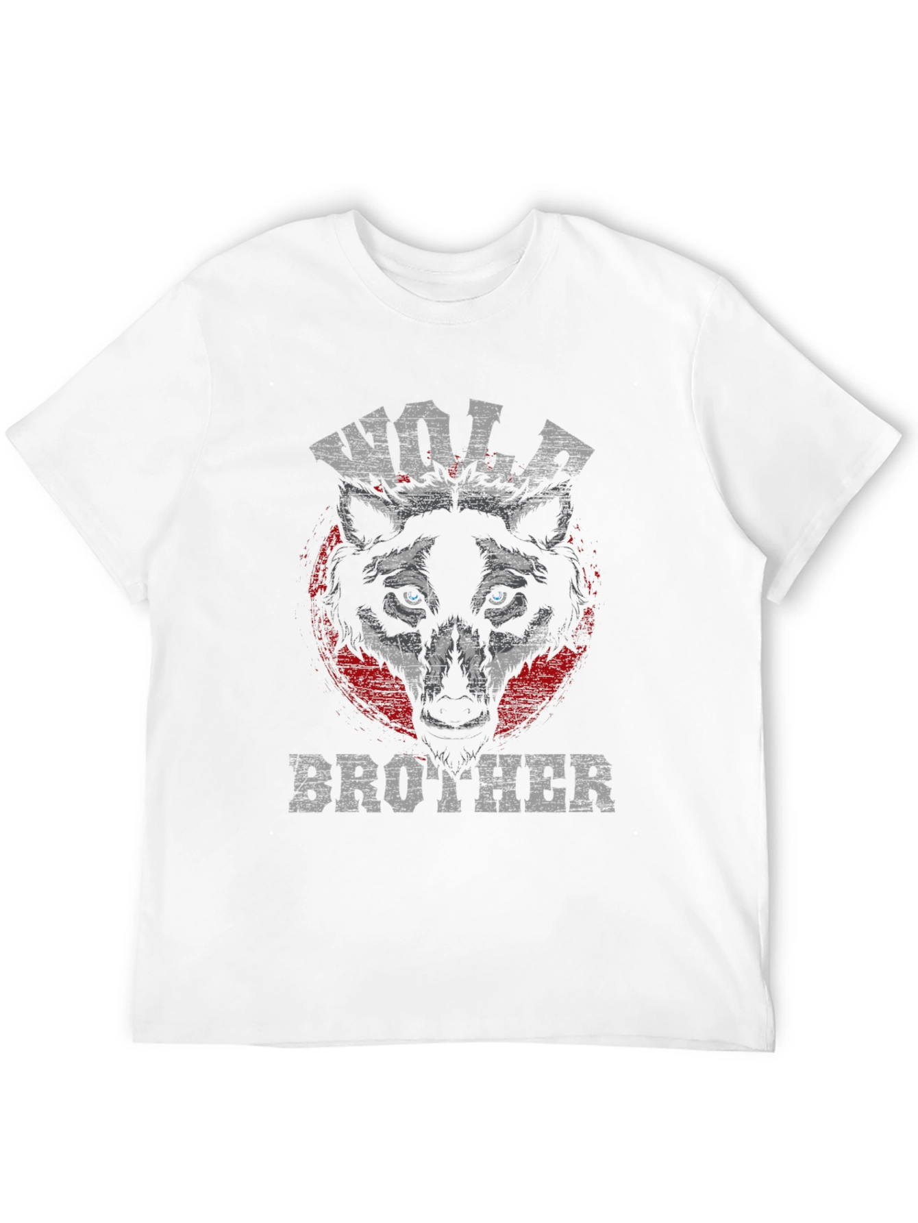 Wolf Brother Graphic T-Shirt - Black