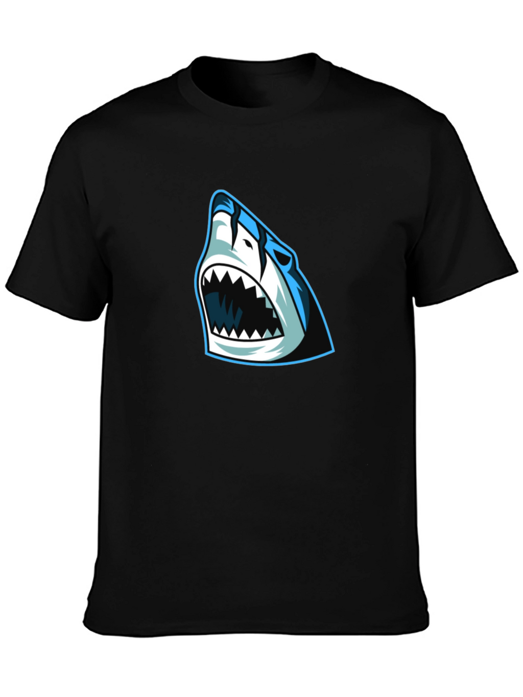 Shark Graphic Black T-Shirt - Unique Design