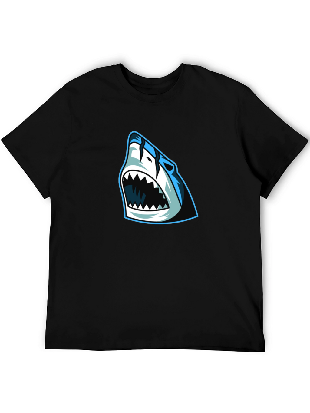 Shark Graphic Black T-Shirt - Unique Design