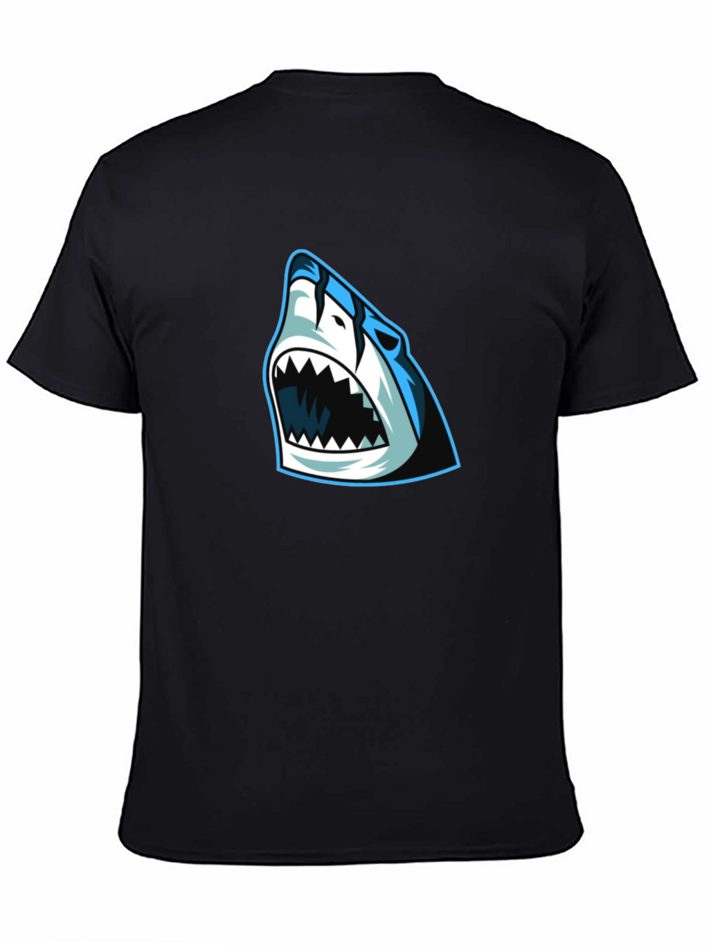 Shark Graphic Black T-Shirt - Unique Design