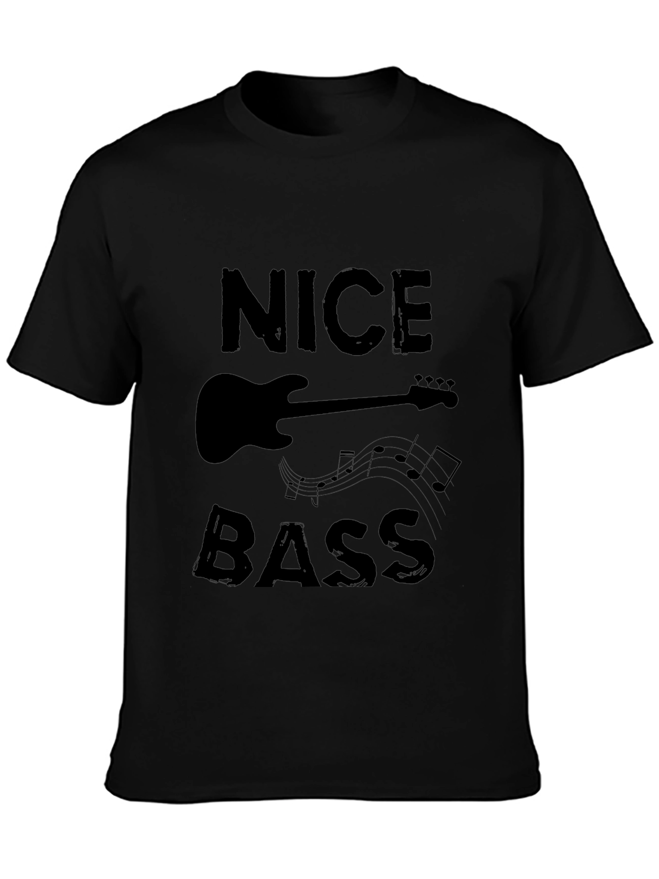 Nice Bass Guitar T-Shirt - Classic Music Lover Tee
