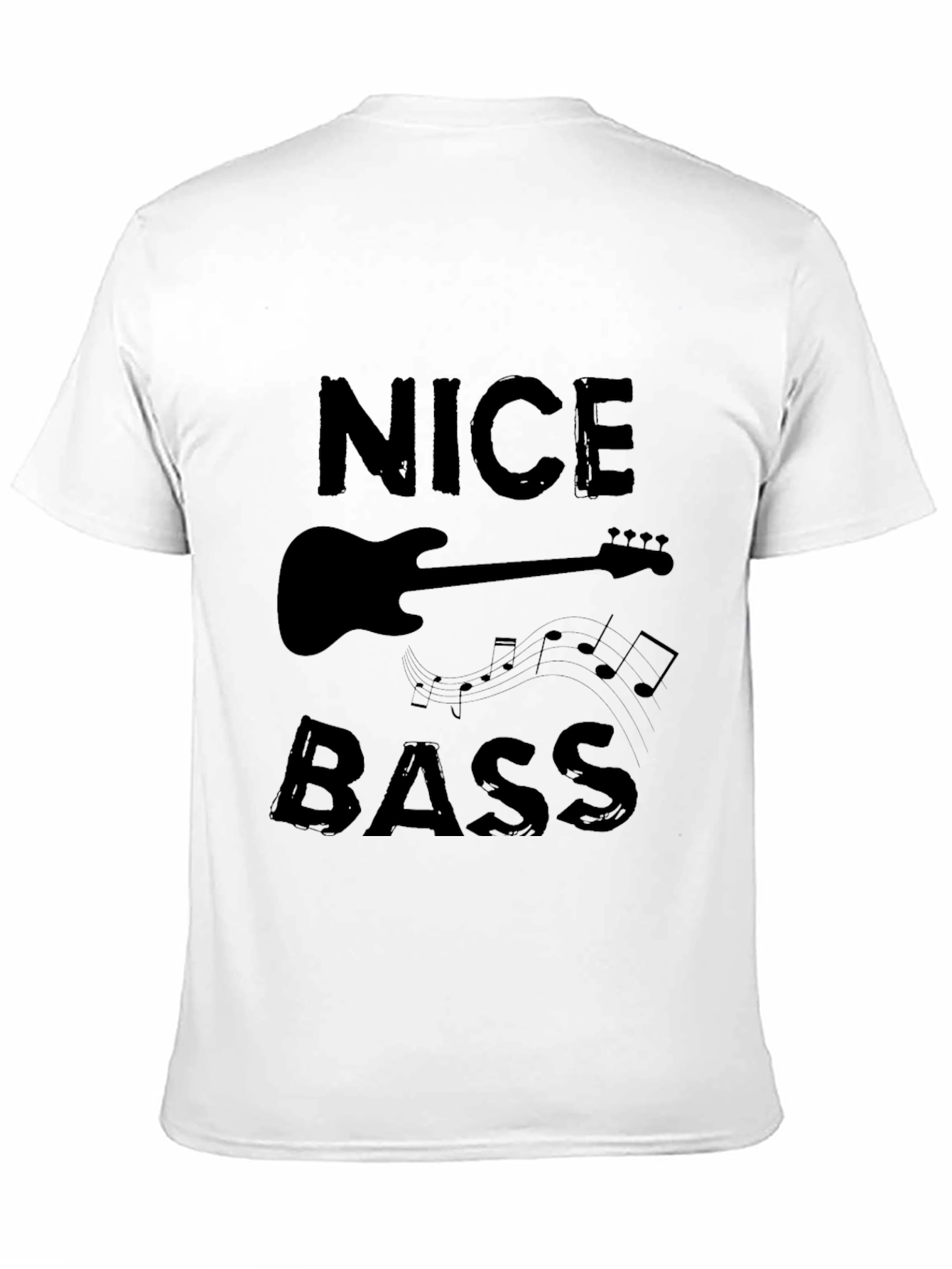 Nice Bass Guitar T-Shirt - Classic Music Lover Tee
