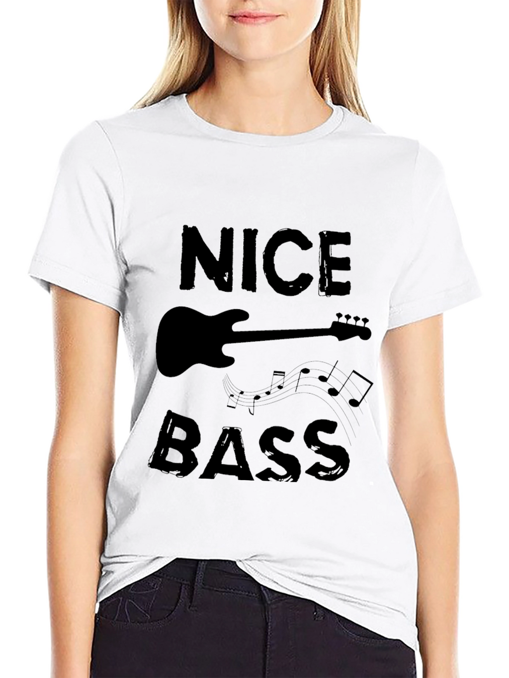 Nice Bass Guitar T-Shirt - Classic Music Lover Tee
