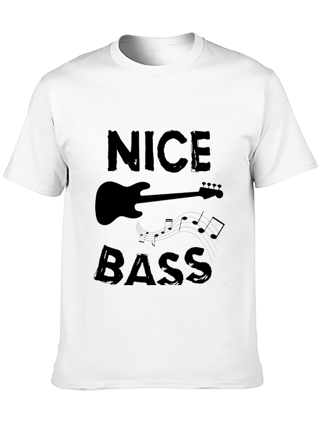 Nice Bass Guitar T-Shirt - Classic Music Lover Tee