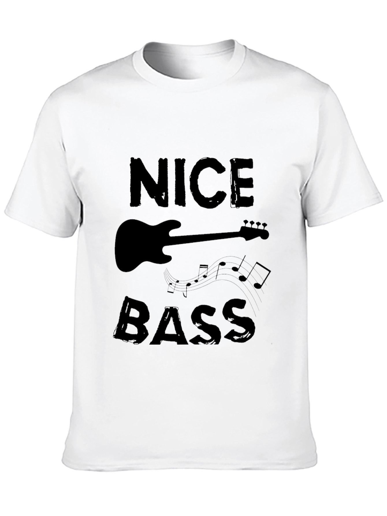 Nice Bass Guitar T-Shirt - Classic Music Lover Tee