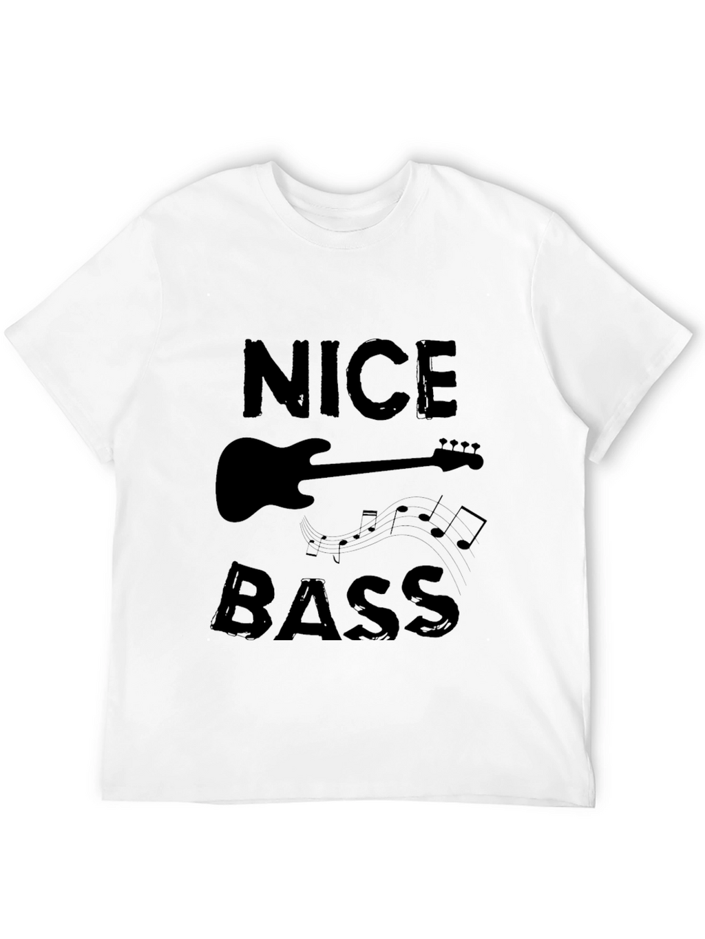 Nice Bass Guitar T-Shirt - Classic Music Lover Tee