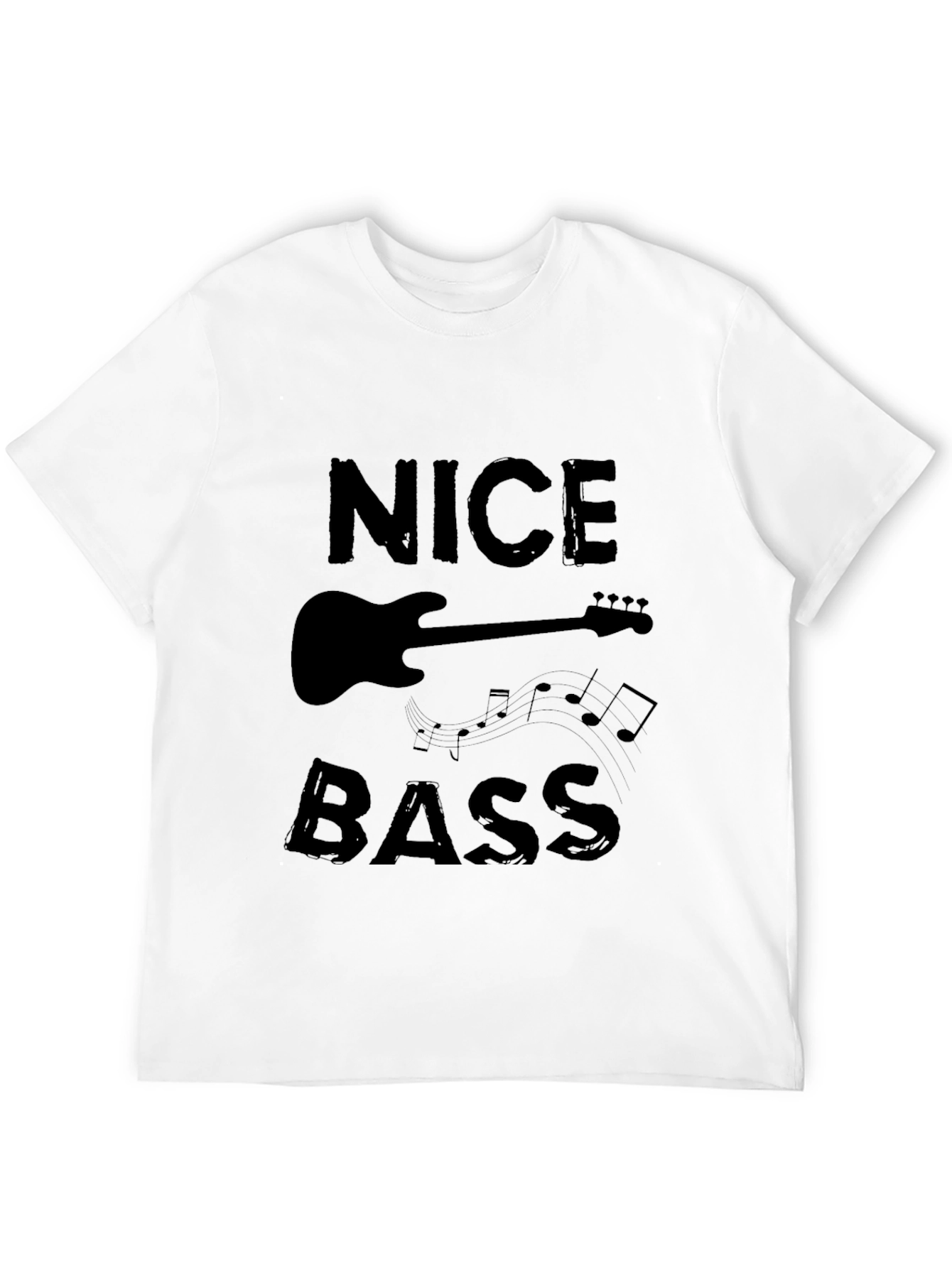 Nice Bass Guitar T-Shirt - Classic Music Lover Tee