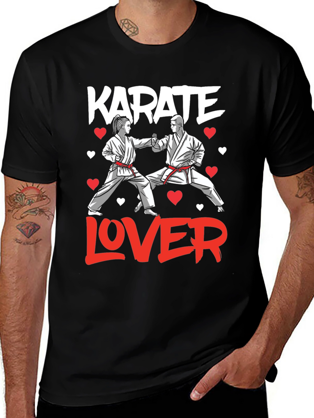 Karate Lover Graphic T-Shirt