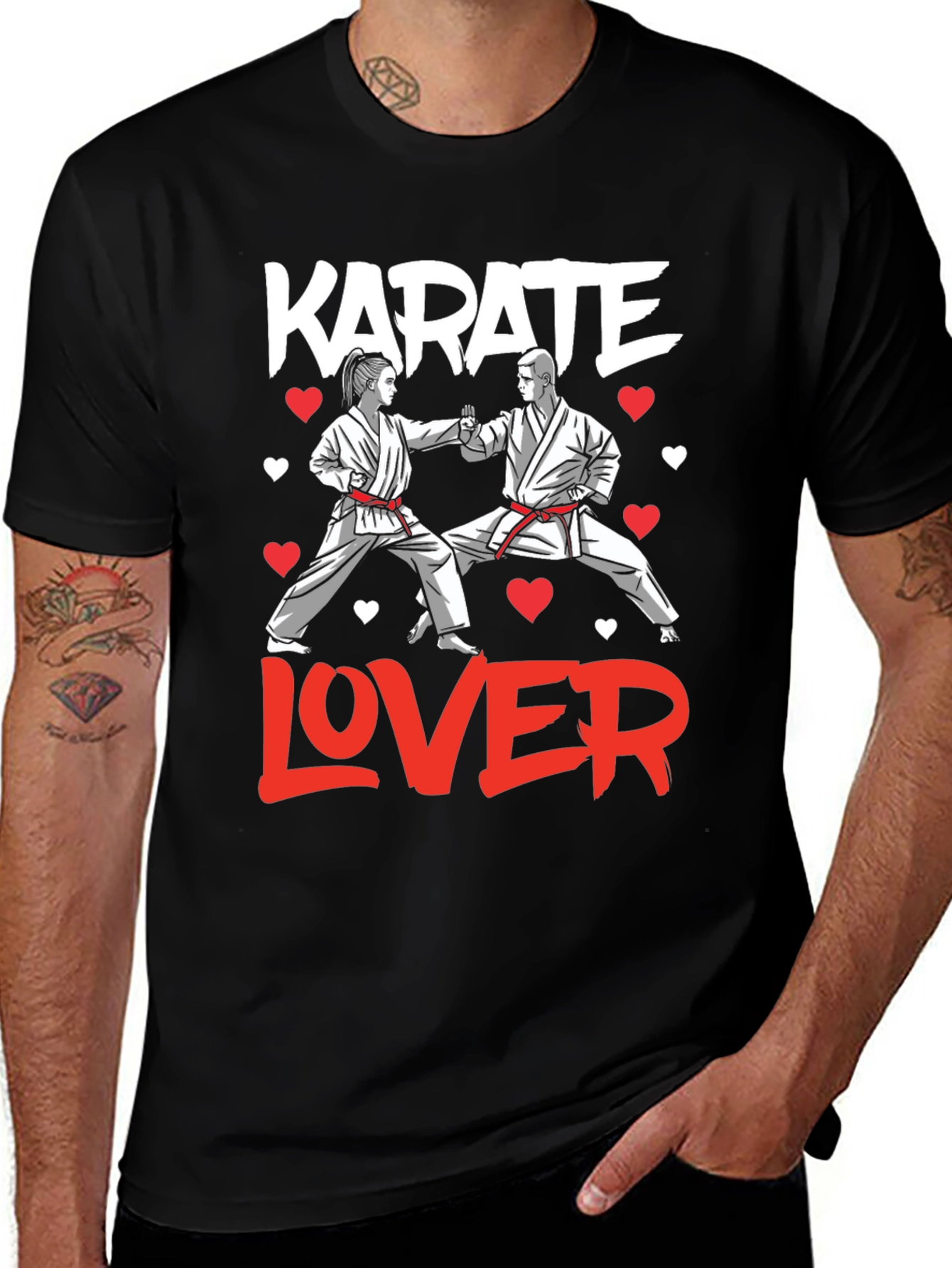 Karate Lover Graphic T-Shirt
