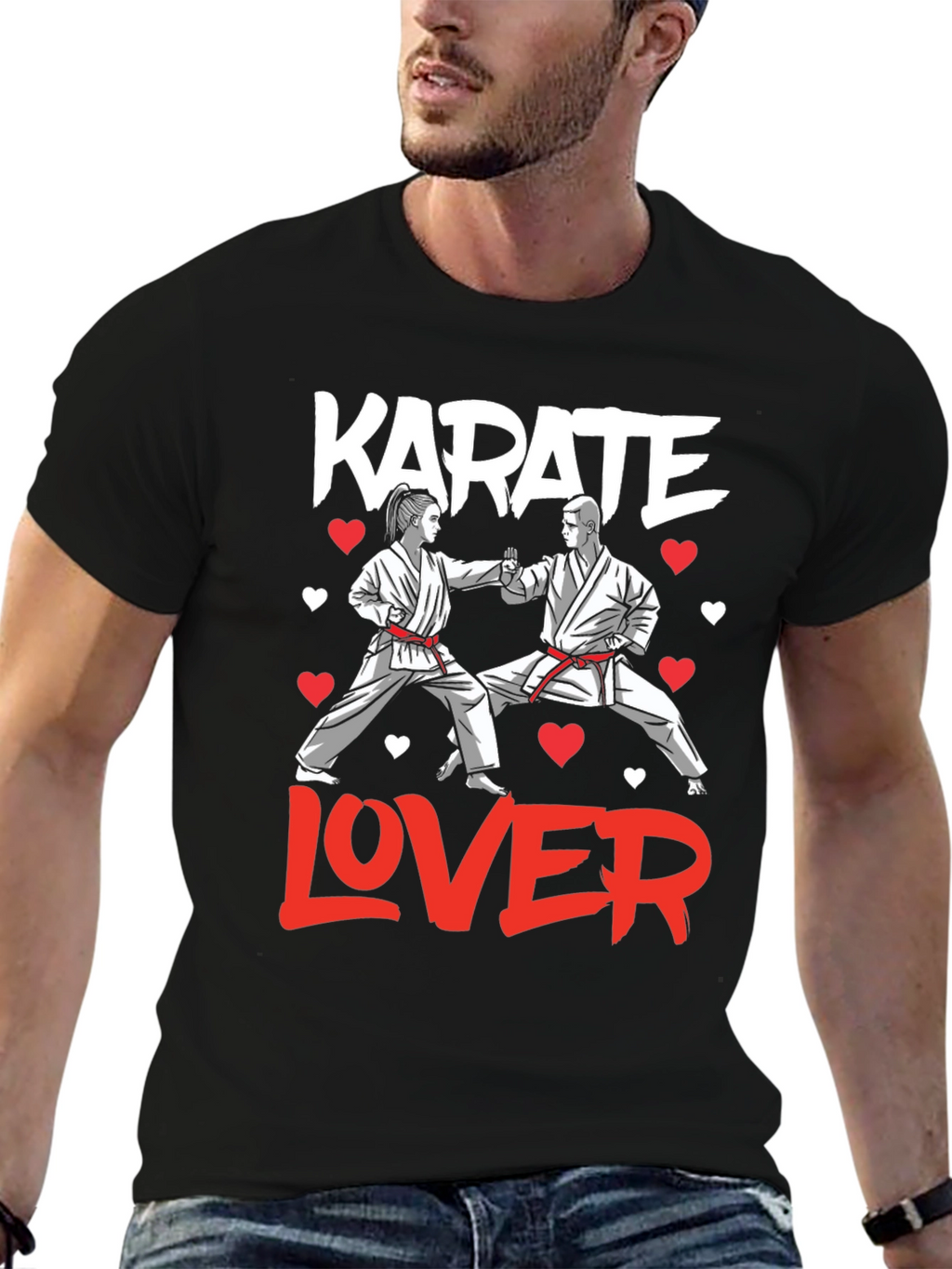 Karate Lover Graphic T-Shirt