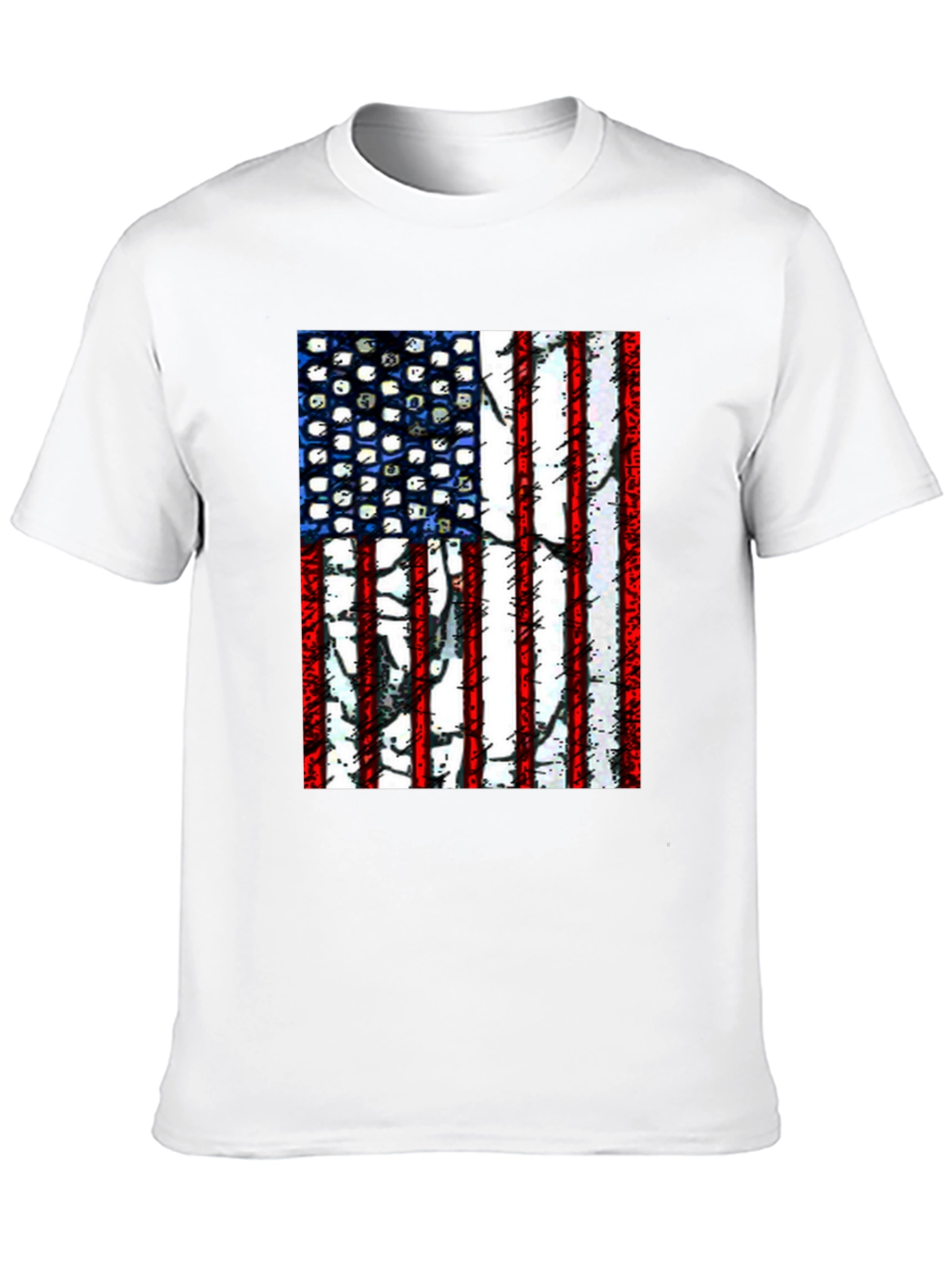 American Flag Graphic T-Shirt