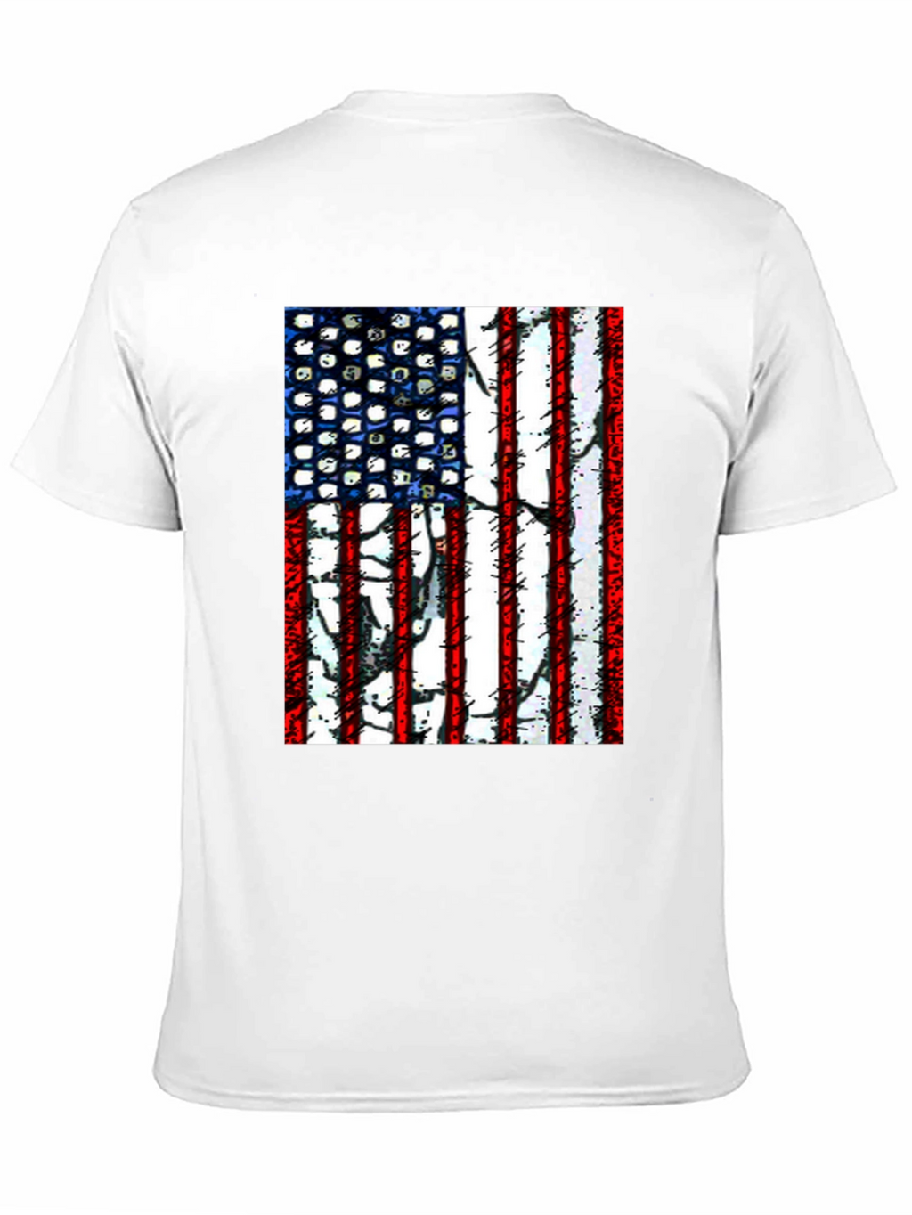 American Flag Graphic T-Shirt