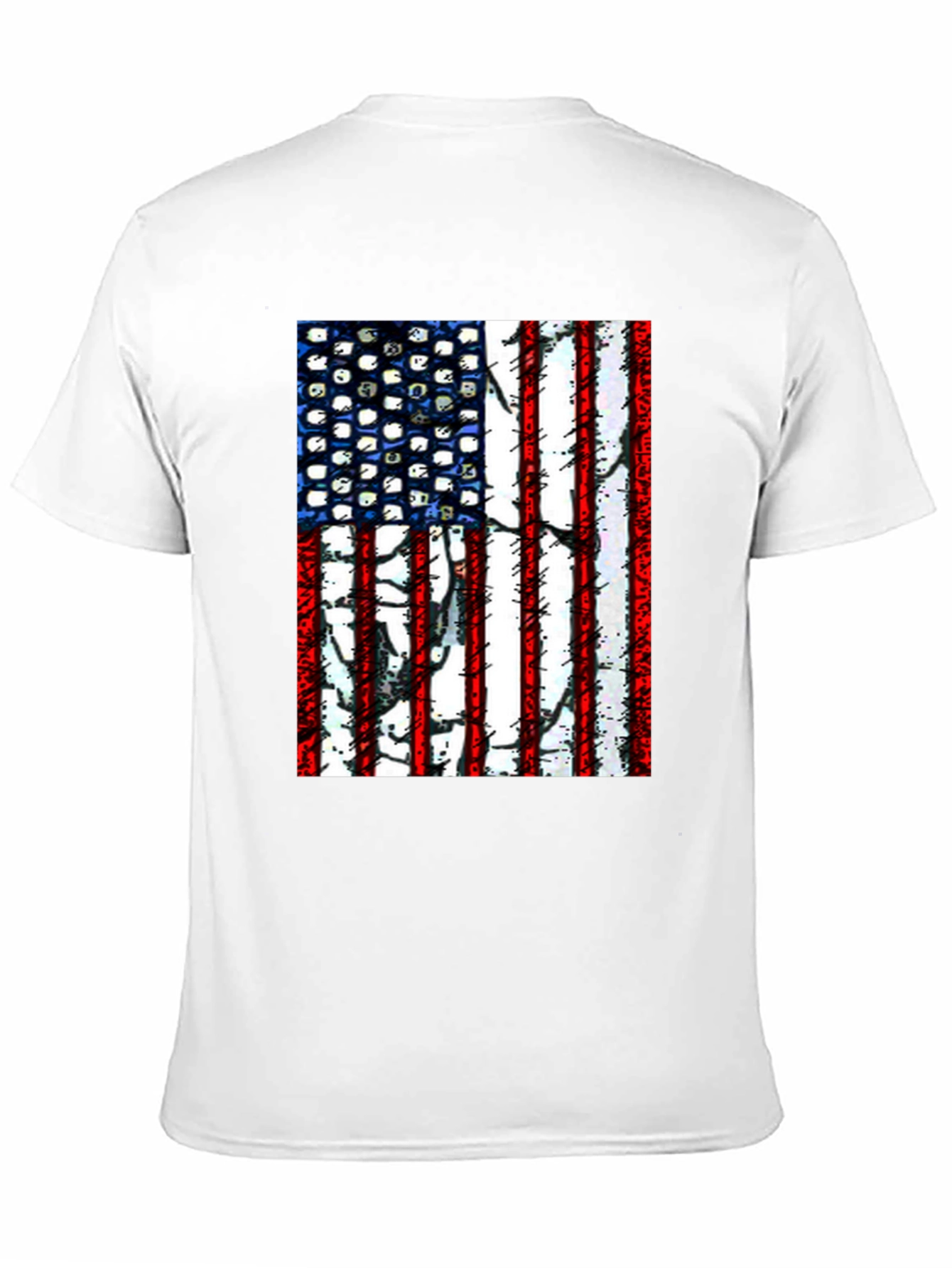 American Flag Graphic T-Shirt