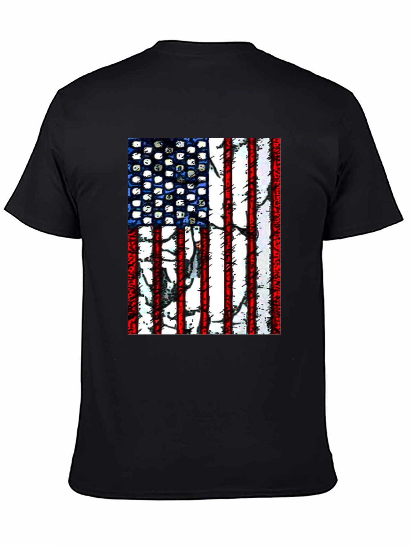 American Flag Graphic T-Shirt