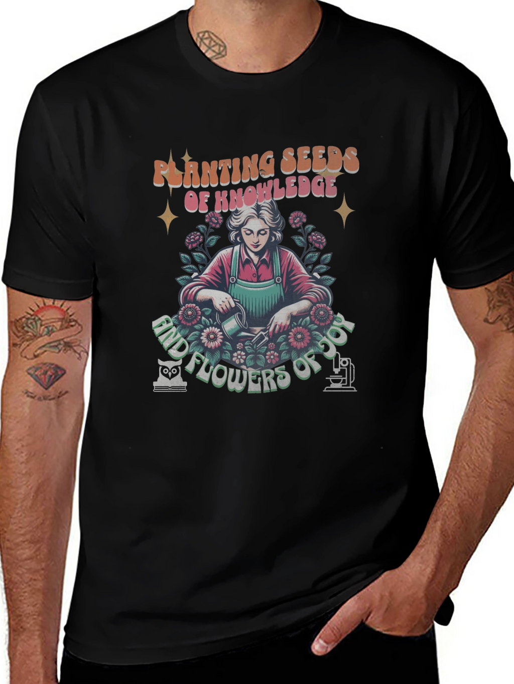 Planting Seeds of Knowledge Graphic Tee