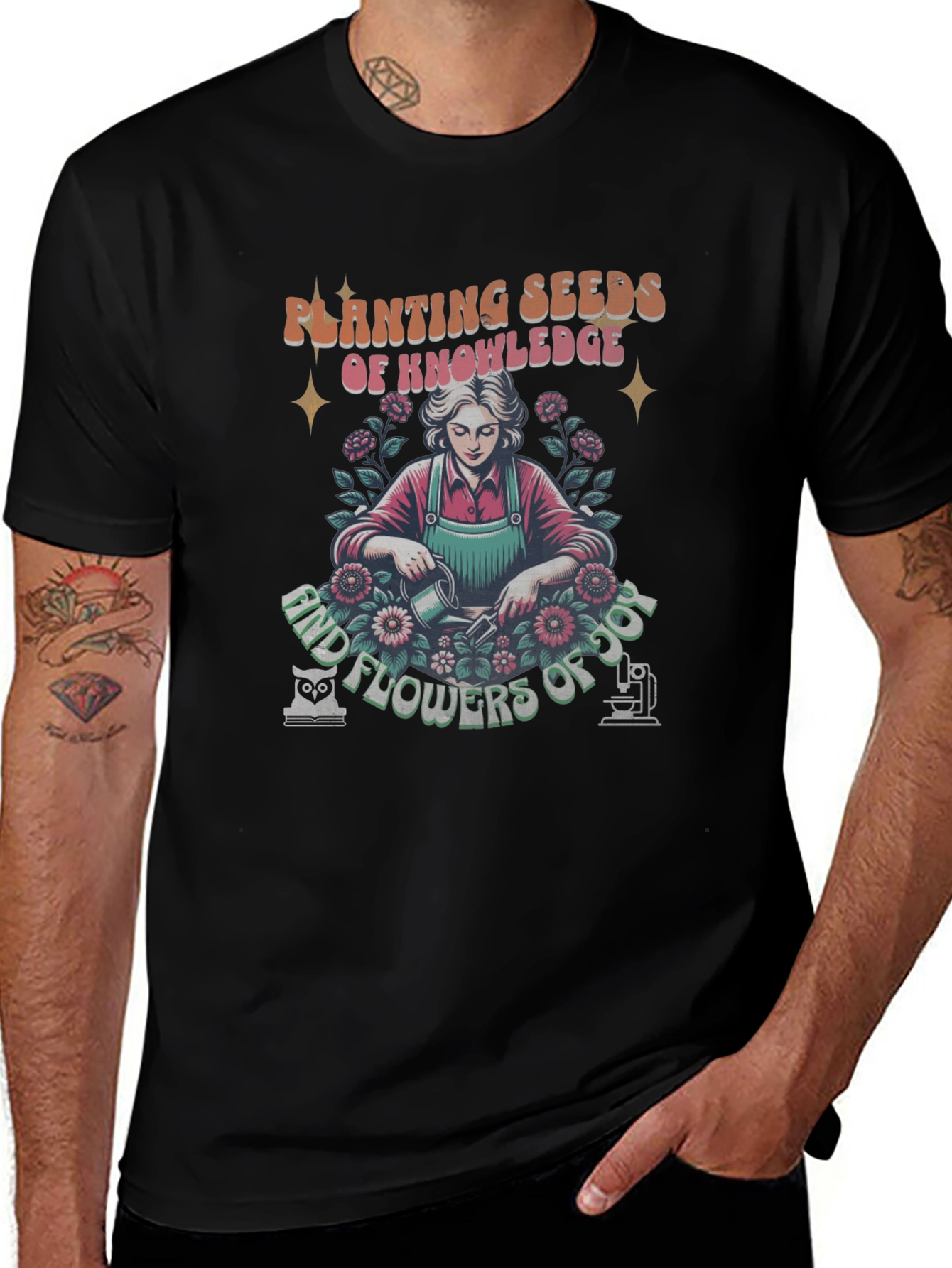 Planting Seeds of Knowledge Graphic Tee
