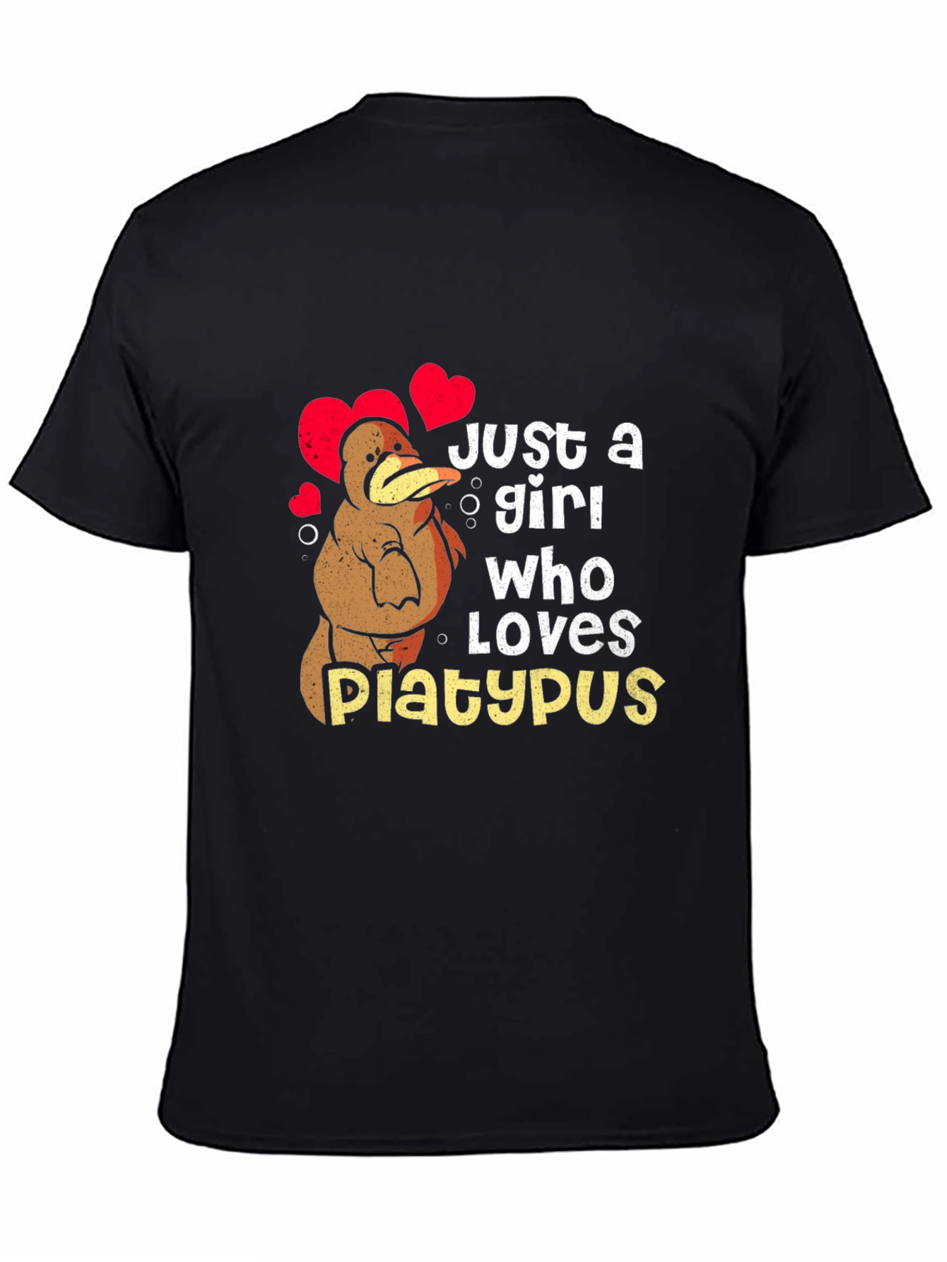 Just a Girl Who Loves Platypus Graphic Tee