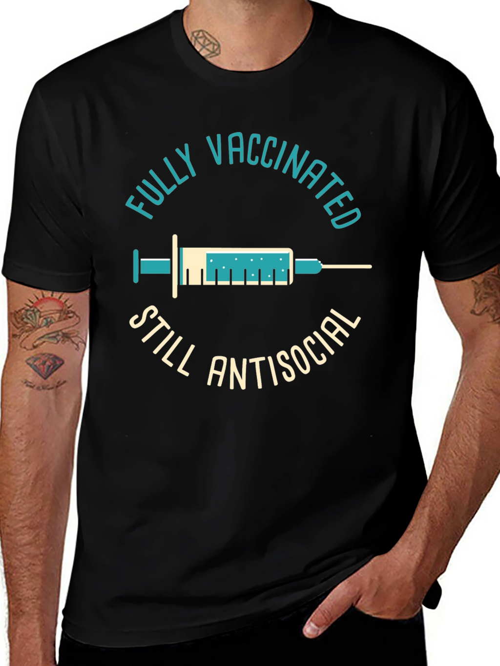 Fully Vaccinated Still Antisocial T-Shirt