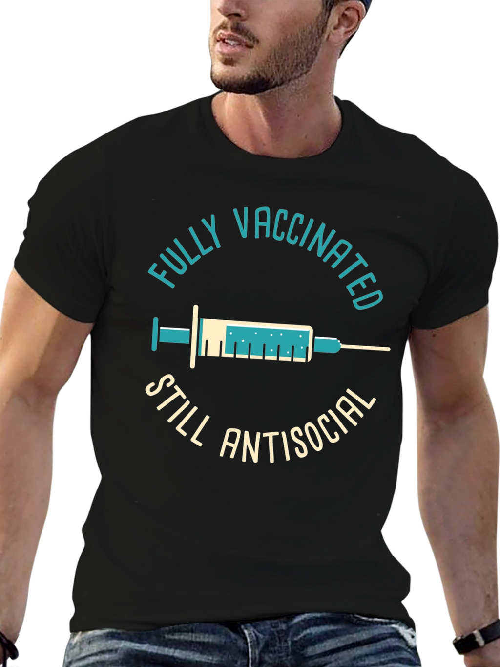Fully Vaccinated Still Antisocial T-Shirt