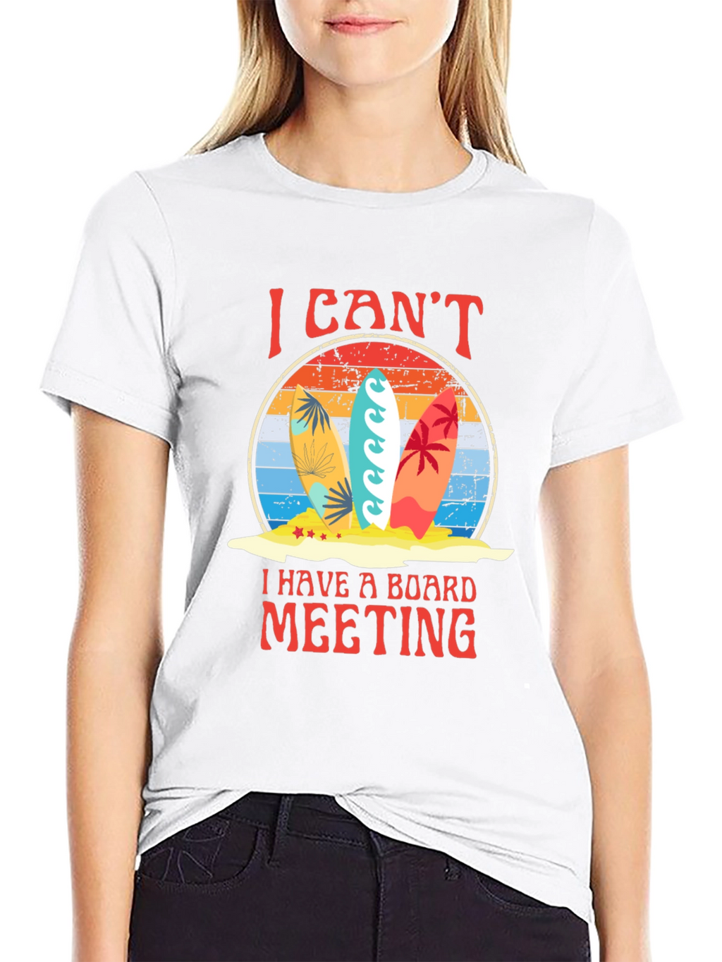 Surfboard Board Meeting Graphic Tee