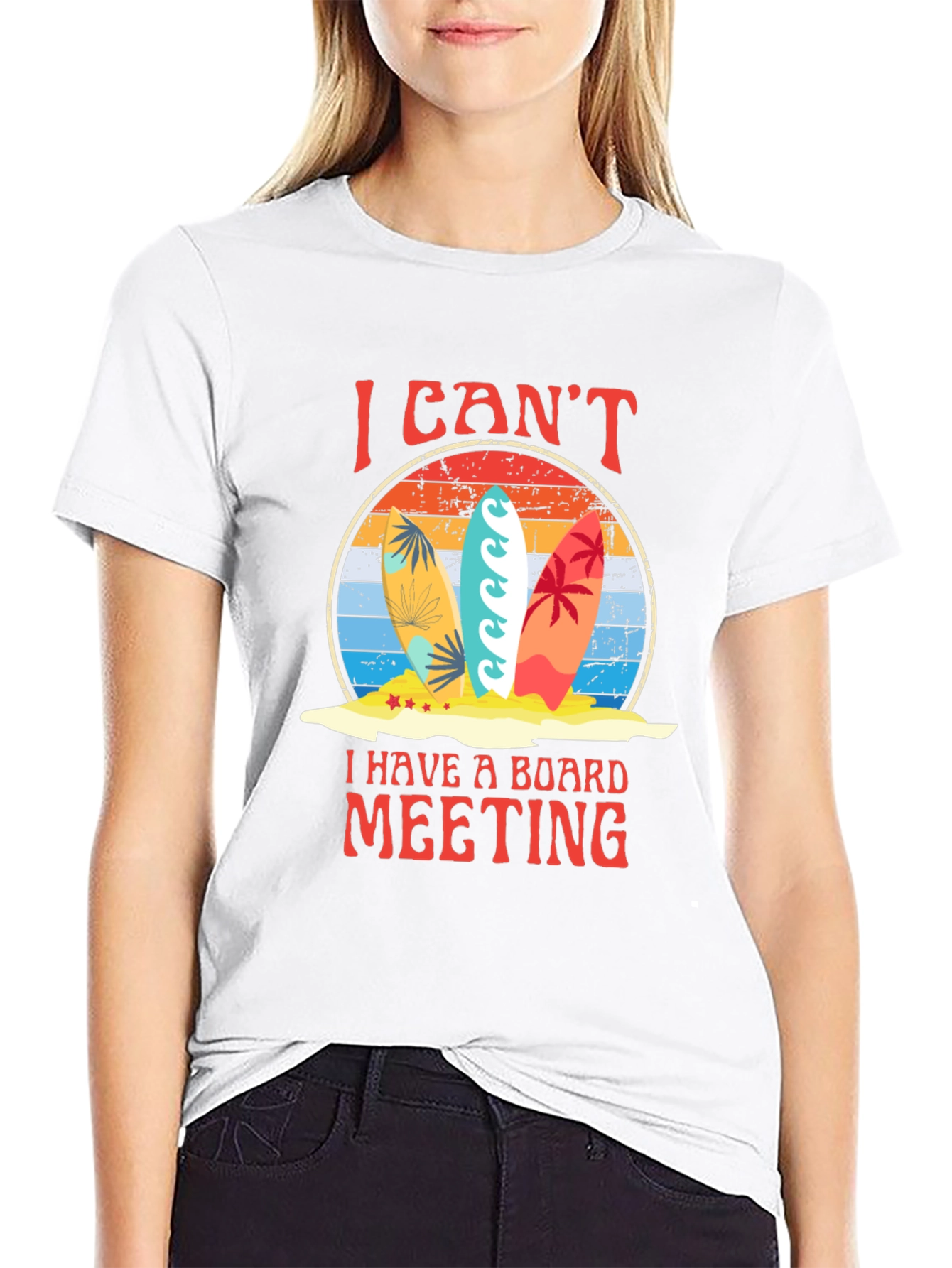 Surfboard Board Meeting Graphic Tee