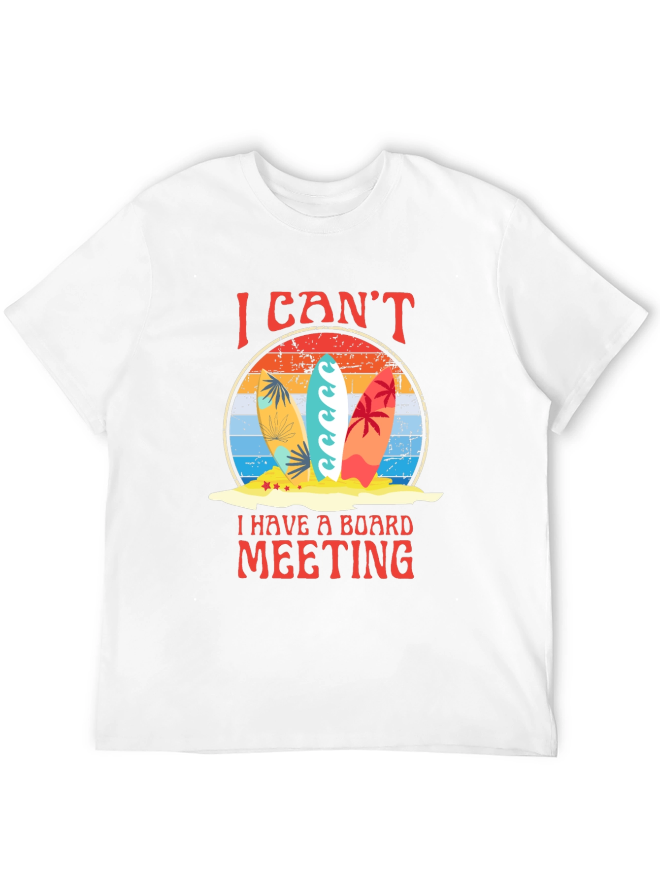 Surfboard Board Meeting Graphic Tee