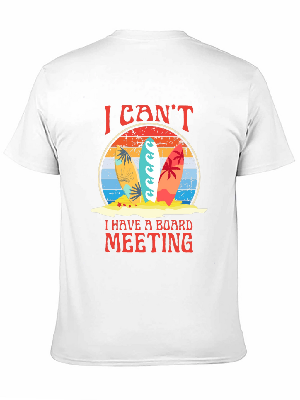 Surfboard Board Meeting Graphic Tee