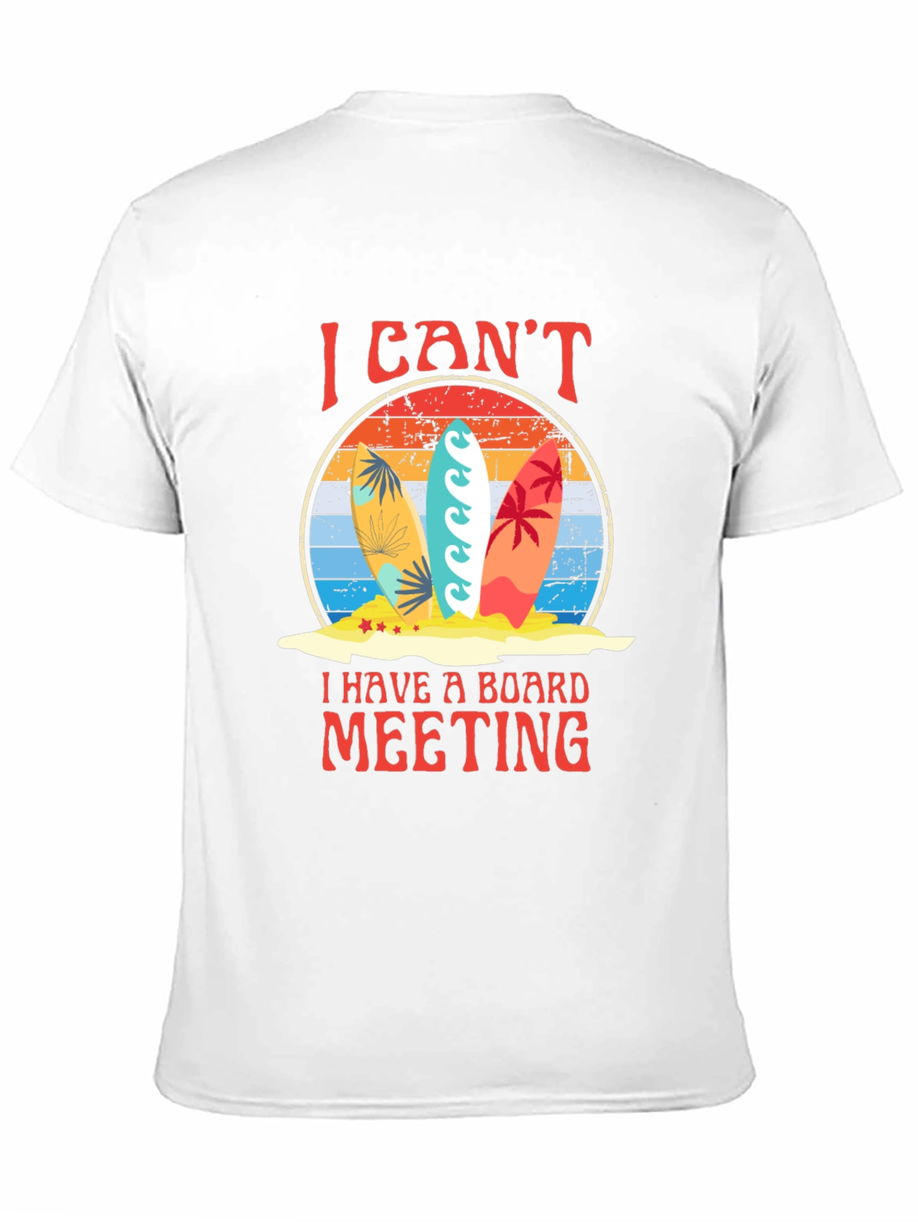 Surfboard Board Meeting Graphic Tee