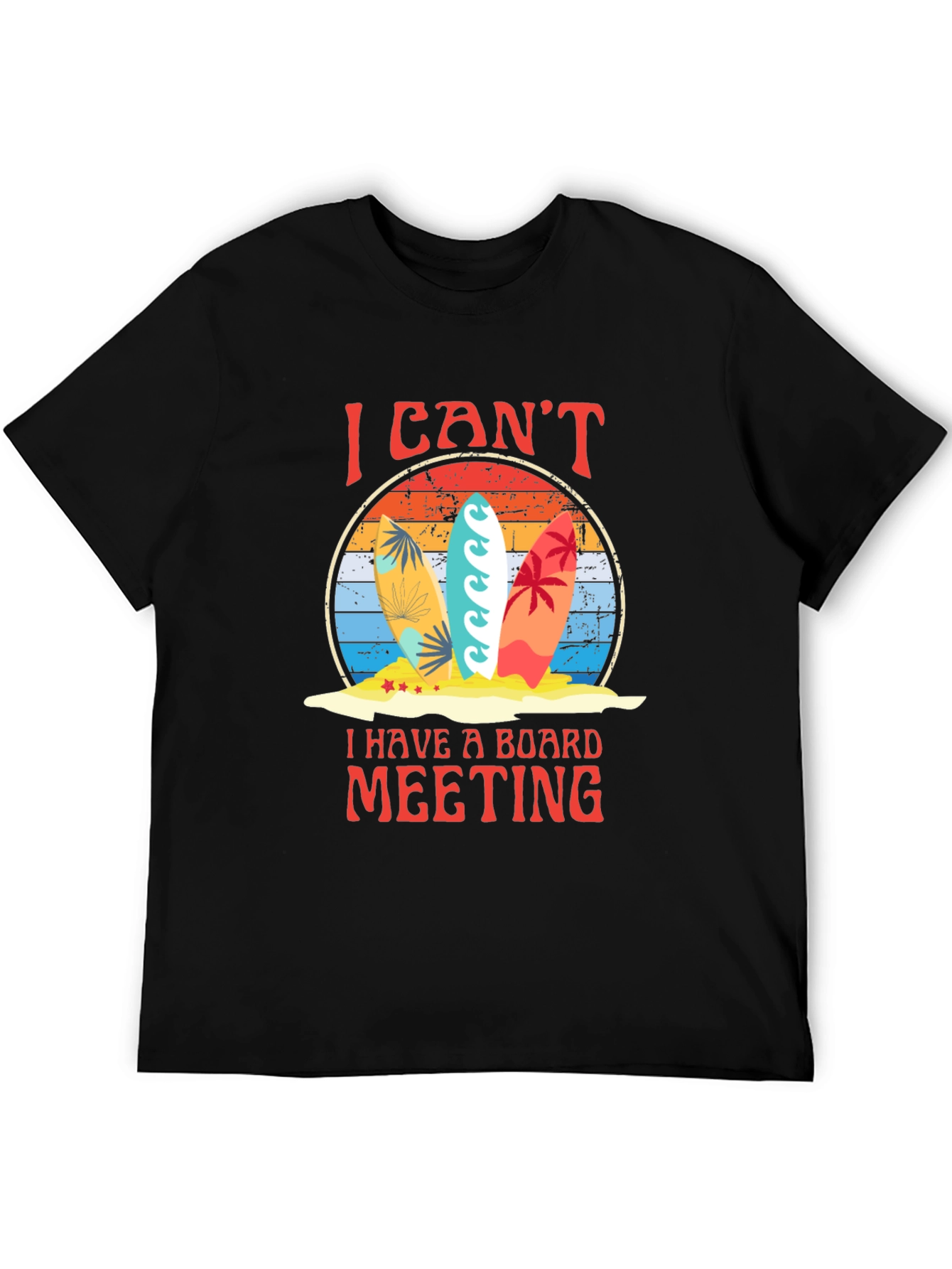 Surfboard Board Meeting Graphic Tee