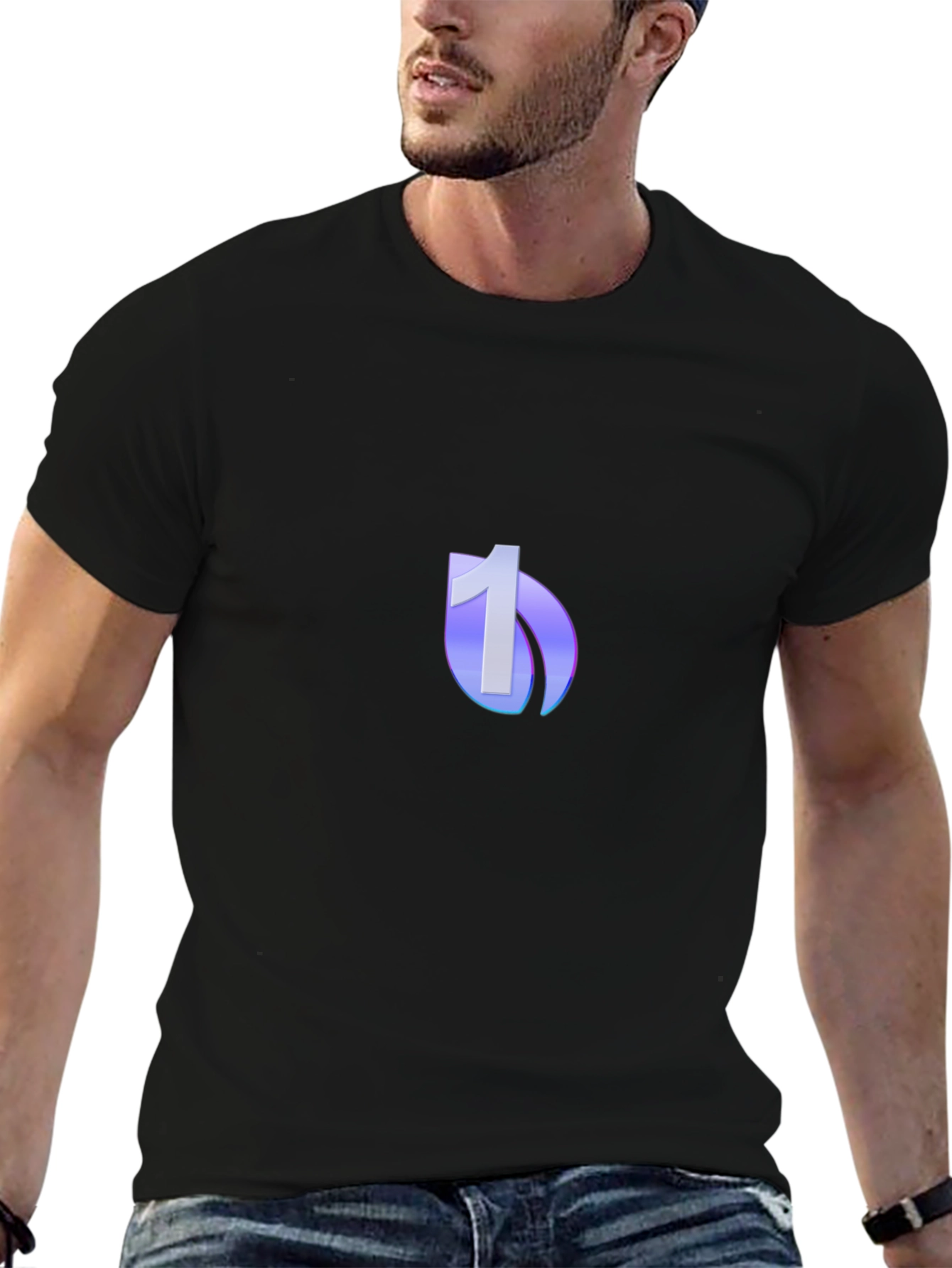 Modern Number One Logo T-Shirt