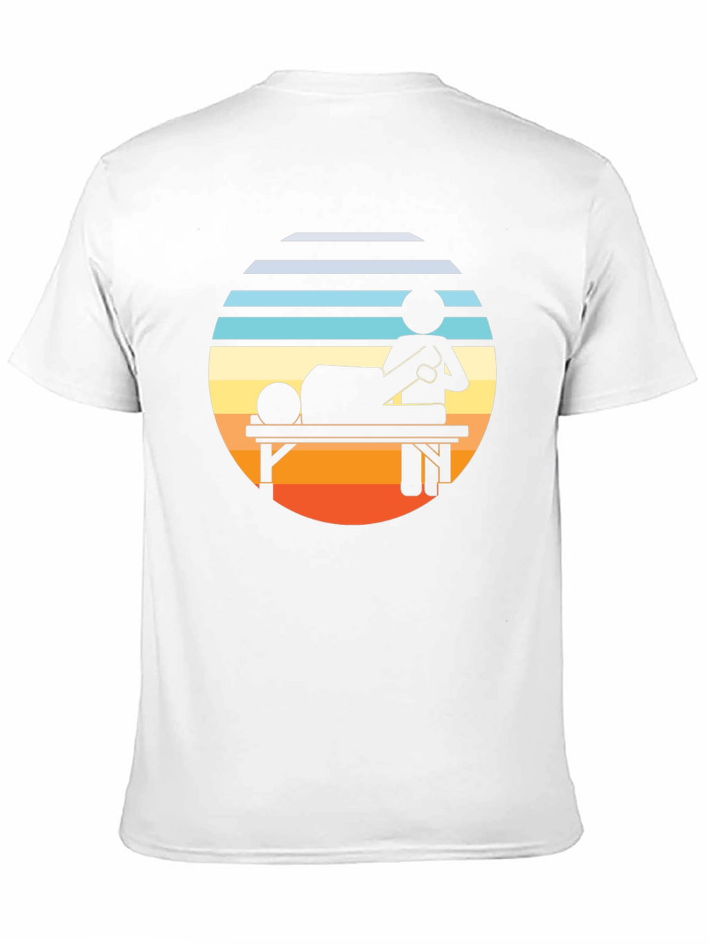 Retro Massage Therapy T-Shirt - Relax & Unwind