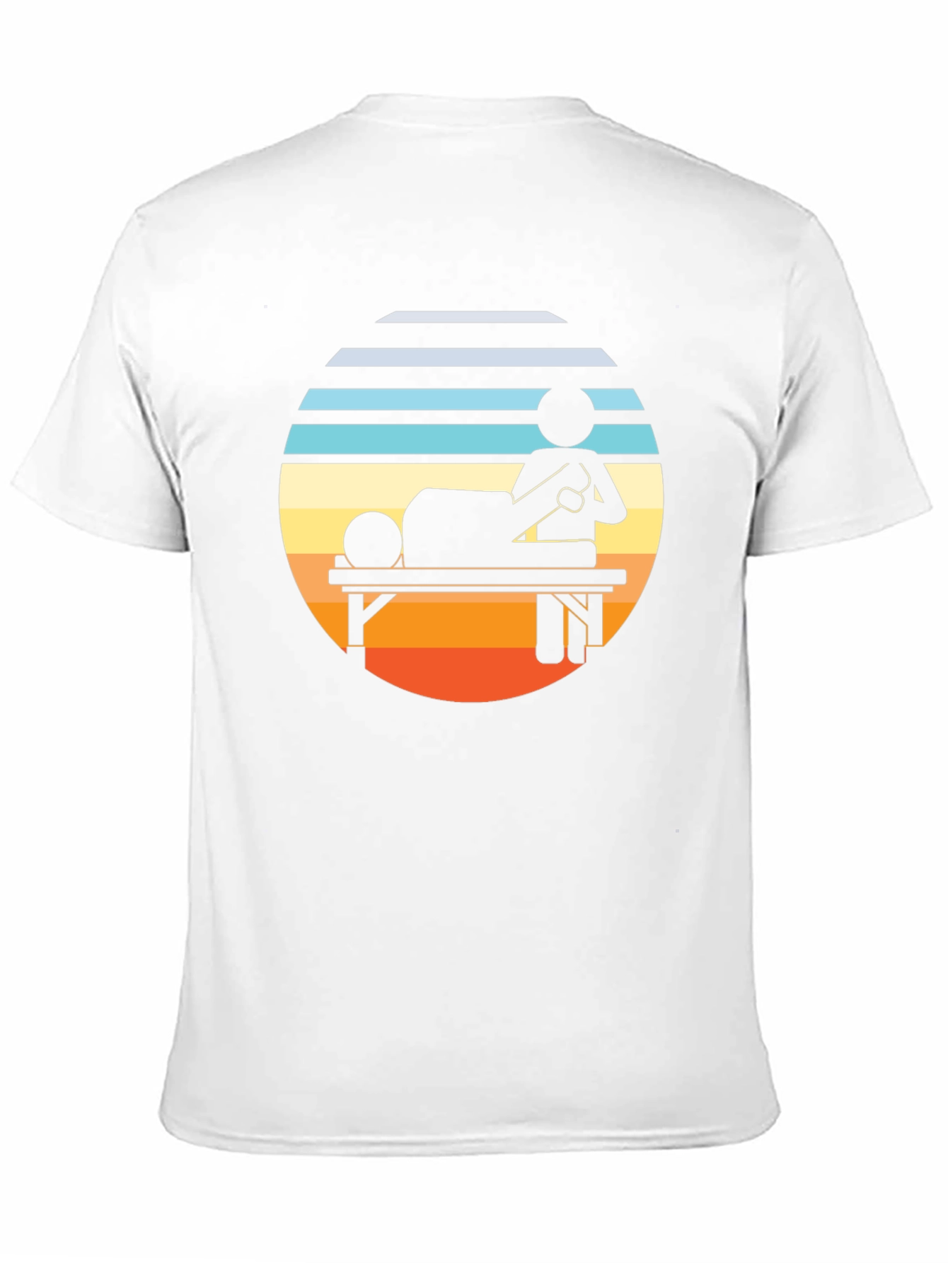 Retro Massage Therapy T-Shirt - Relax & Unwind