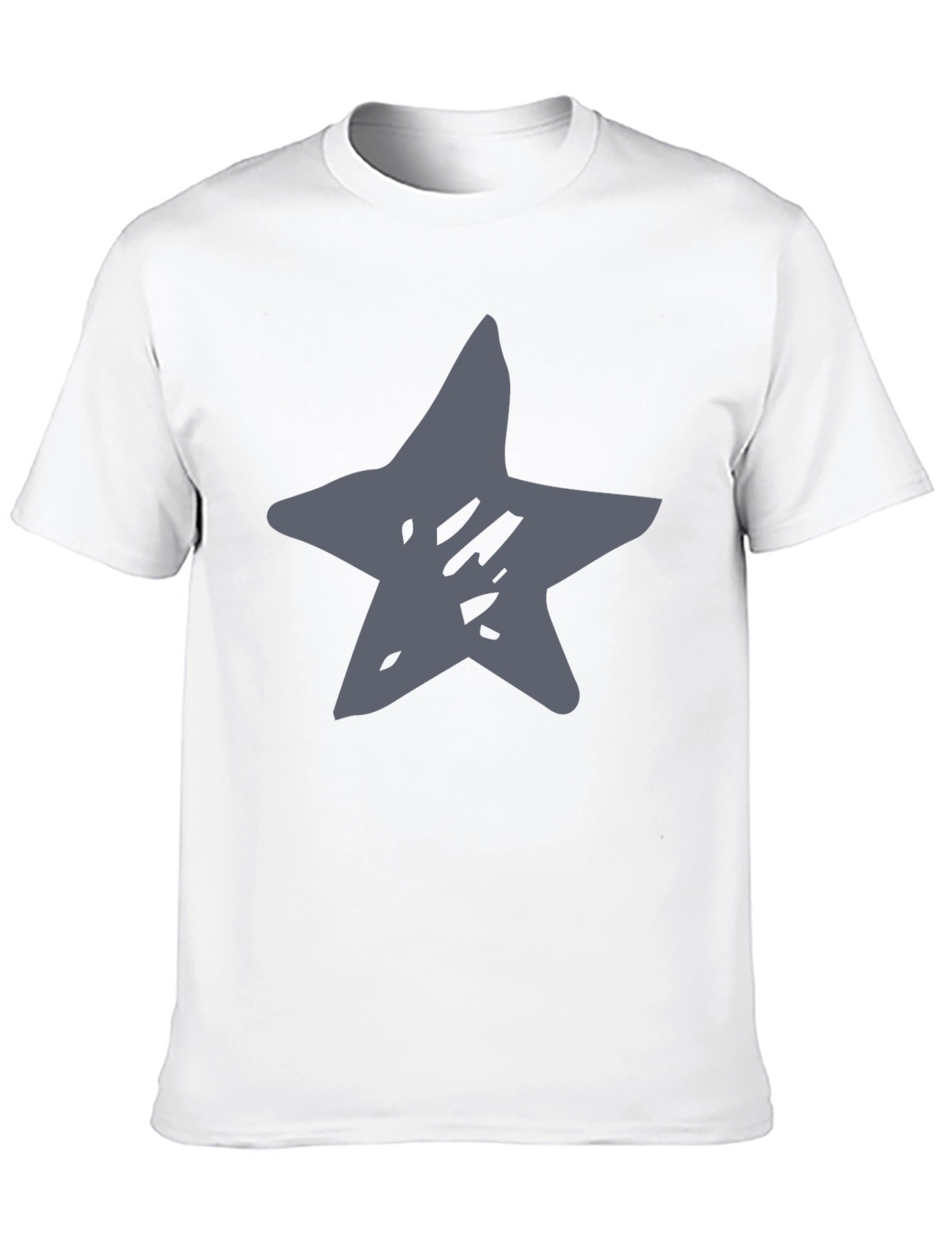 Star Graphic Black T-Shirt Casual Wear