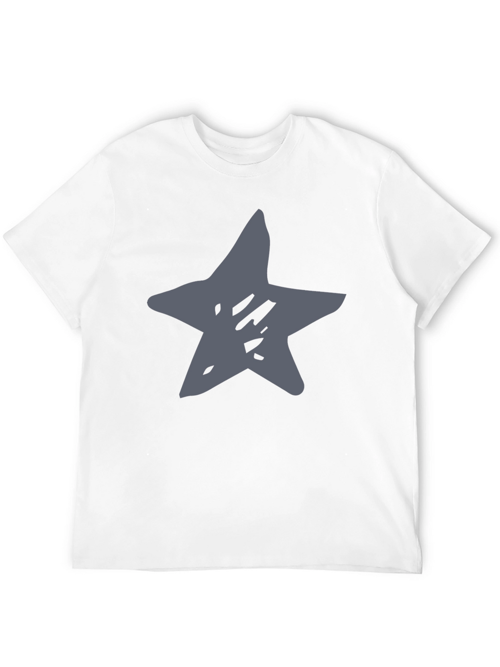 Star Graphic Black T-Shirt Casual Wear