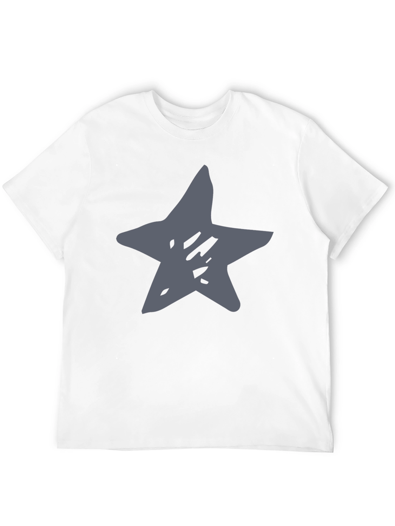 Star Graphic Black T-Shirt Casual Wear