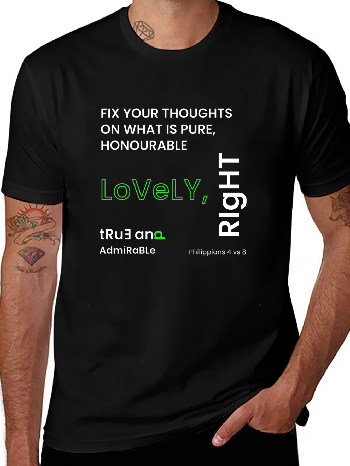 Inspirational T-Shirt: Lovely True Right