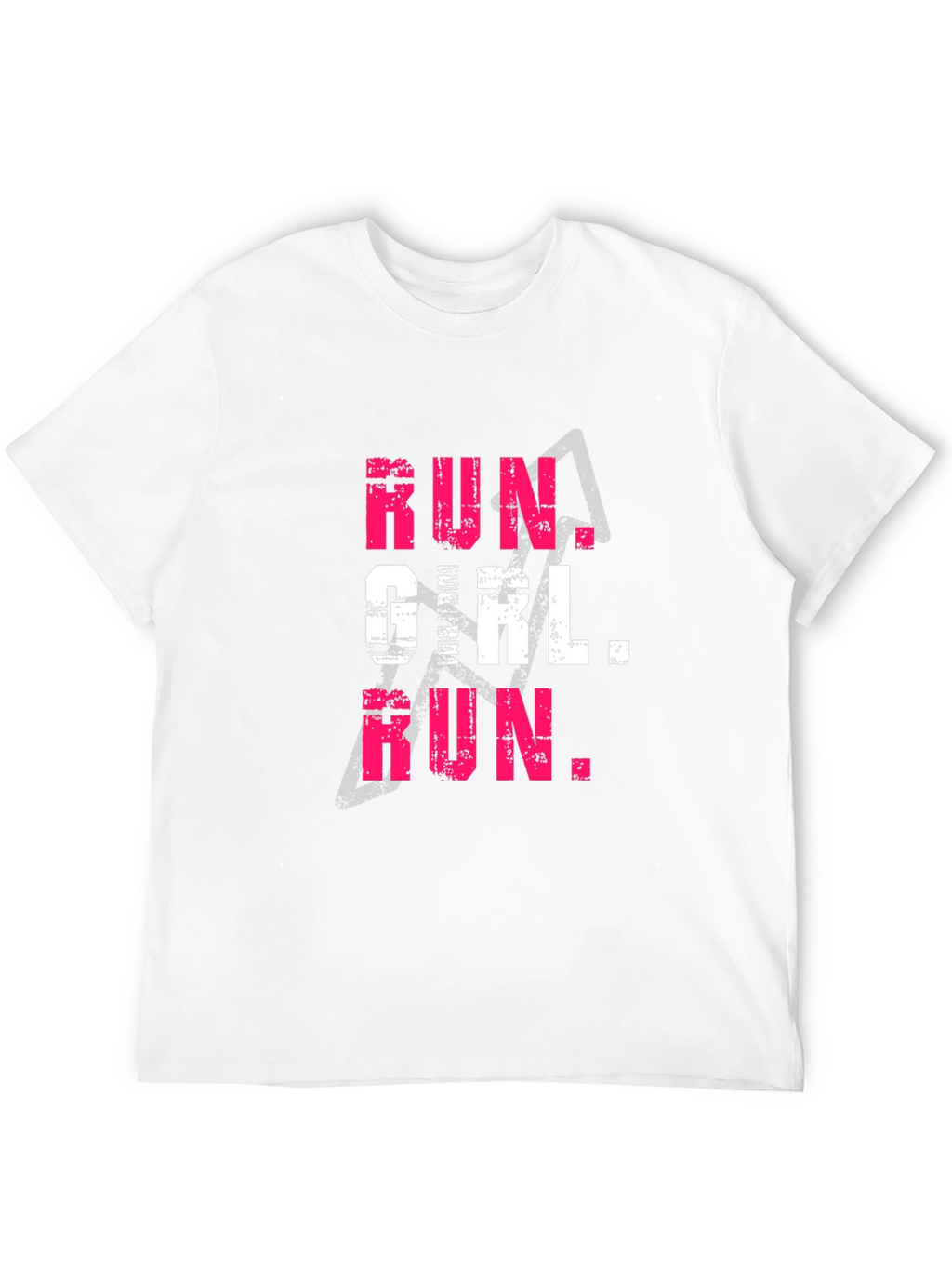 Run Girl Run Graphic Tee - Womens Fitness Shirt