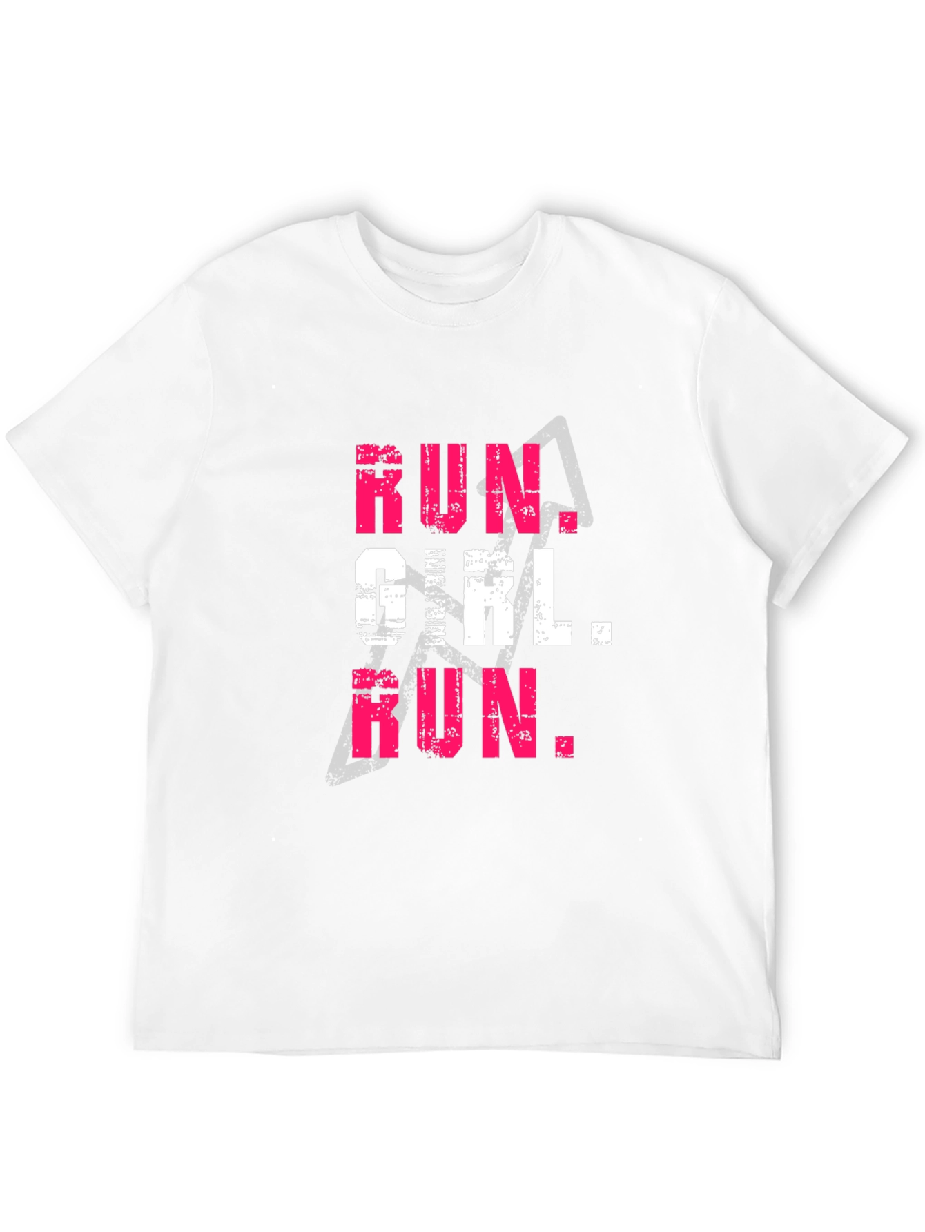 Run Girl Run Graphic Tee - Womens Fitness Shirt