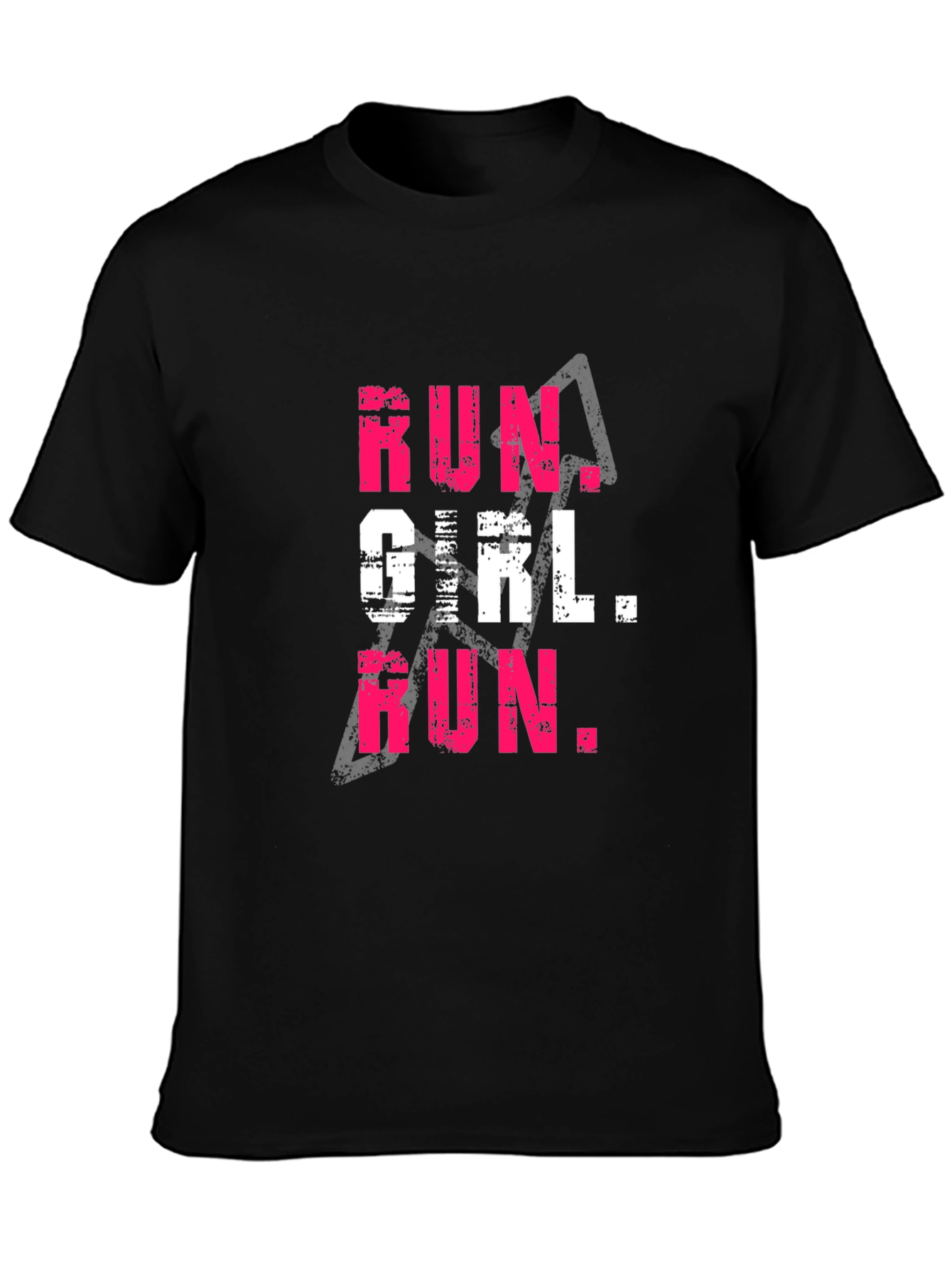 Run Girl Run Graphic Tee - Womens Fitness Shirt