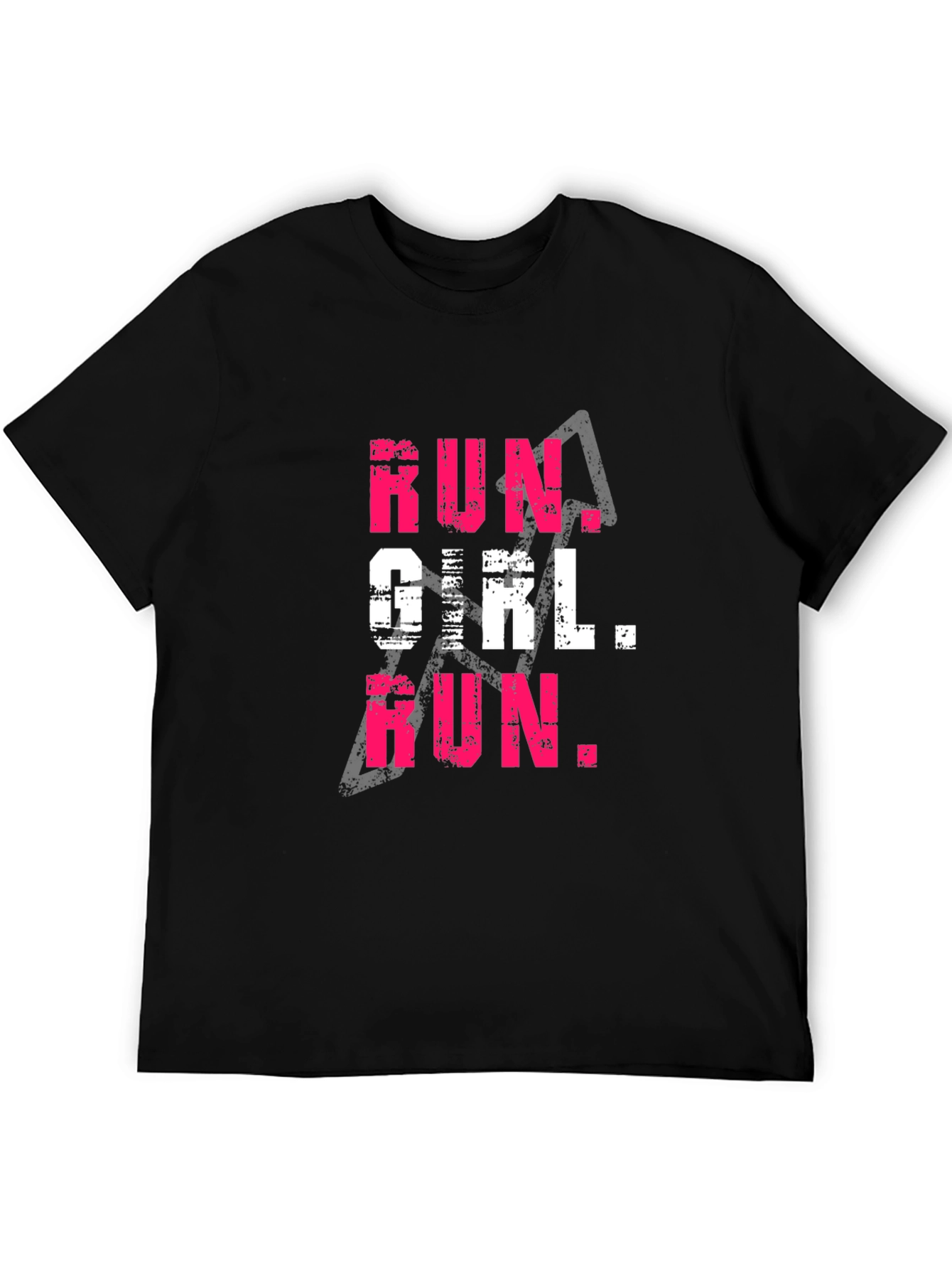 Run Girl Run Graphic Tee - Womens Fitness Shirt