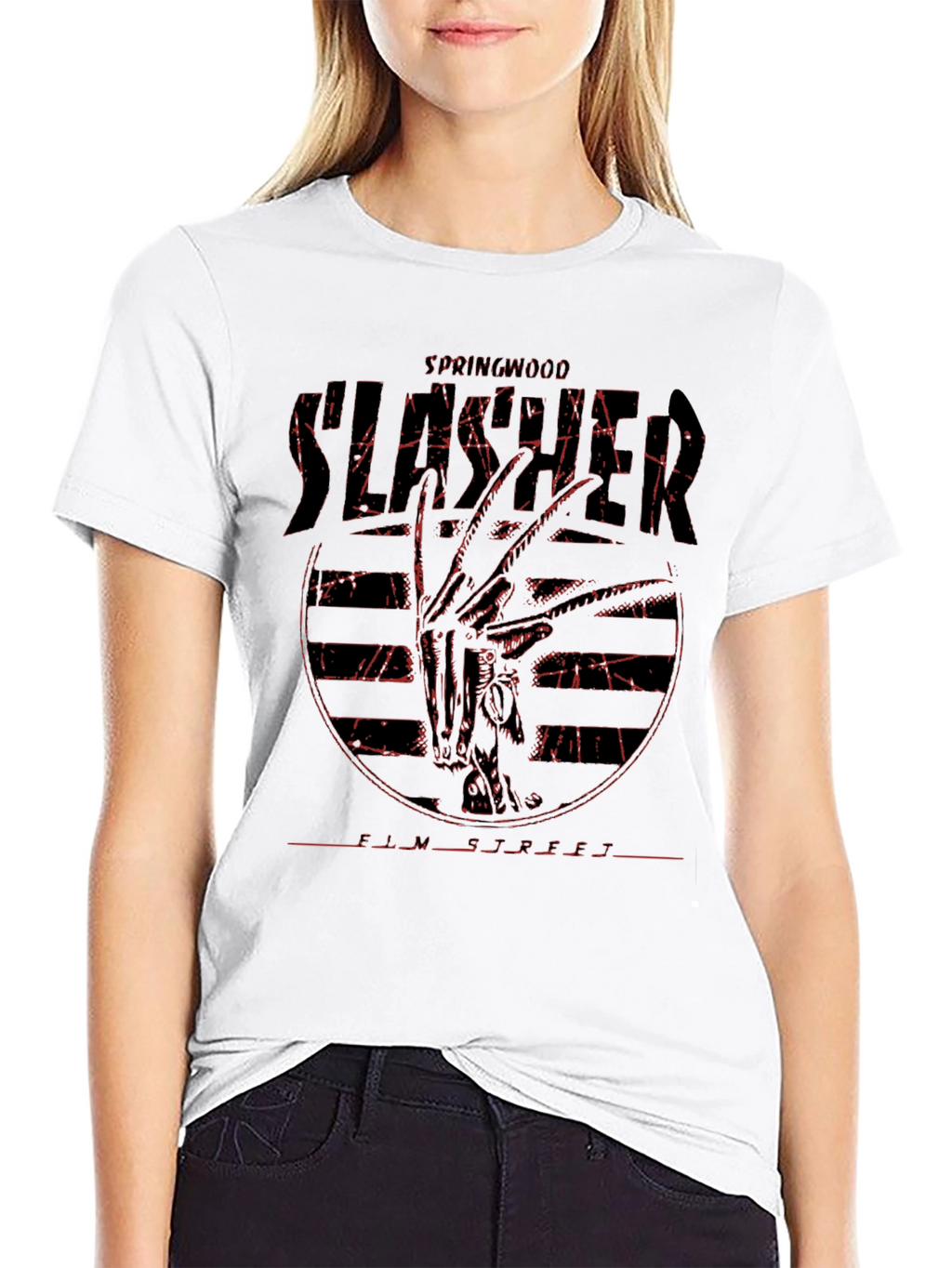 Springwood Slasher T-Shirt - Horror Movie Tee