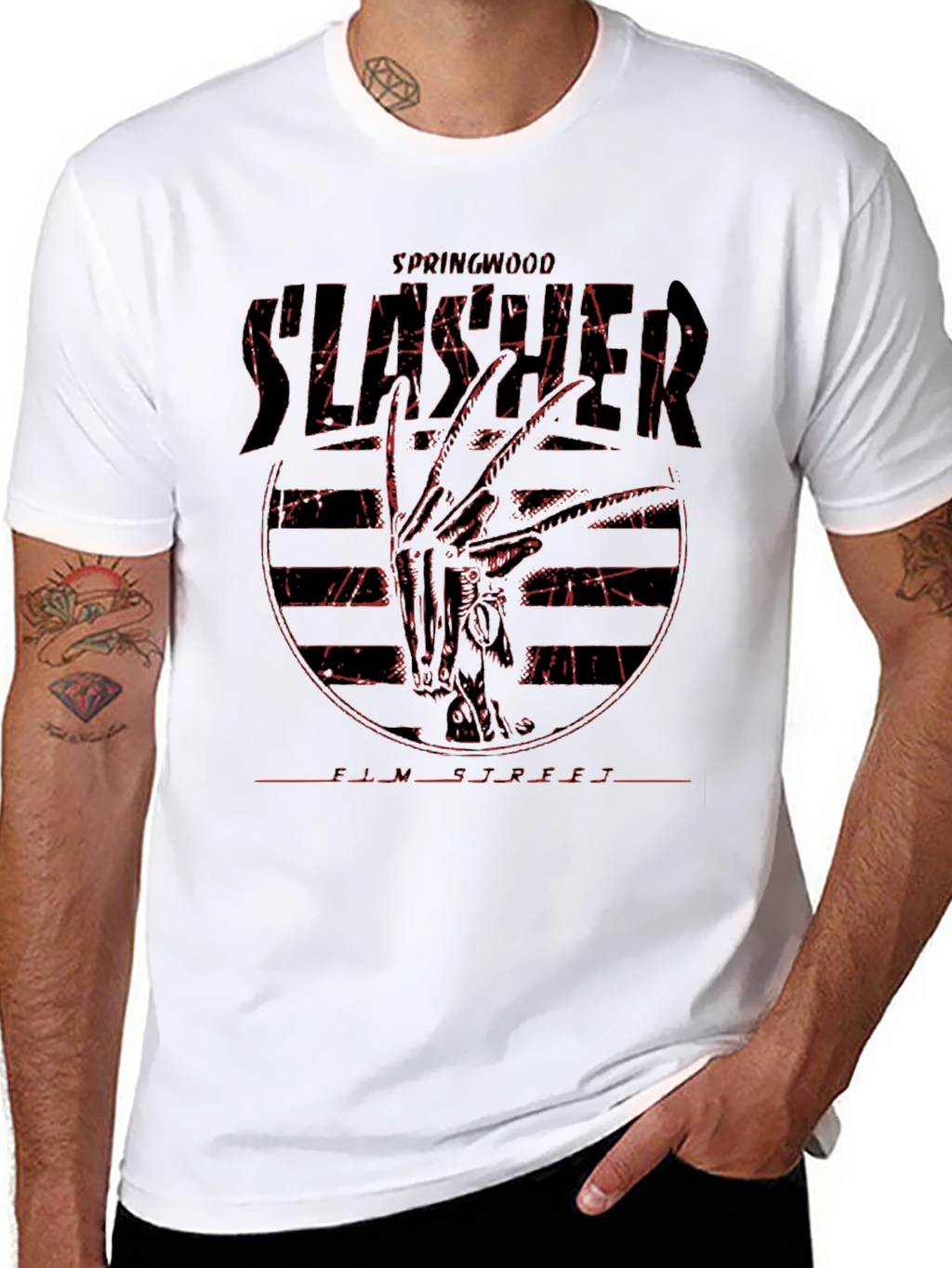 Springwood Slasher T-Shirt - Horror Movie Tee