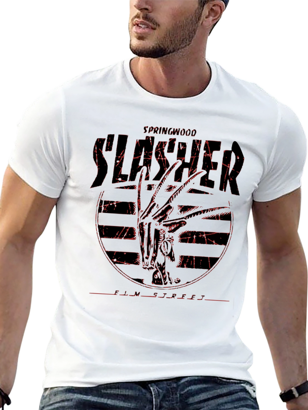 Springwood Slasher T-Shirt - Horror Movie Tee