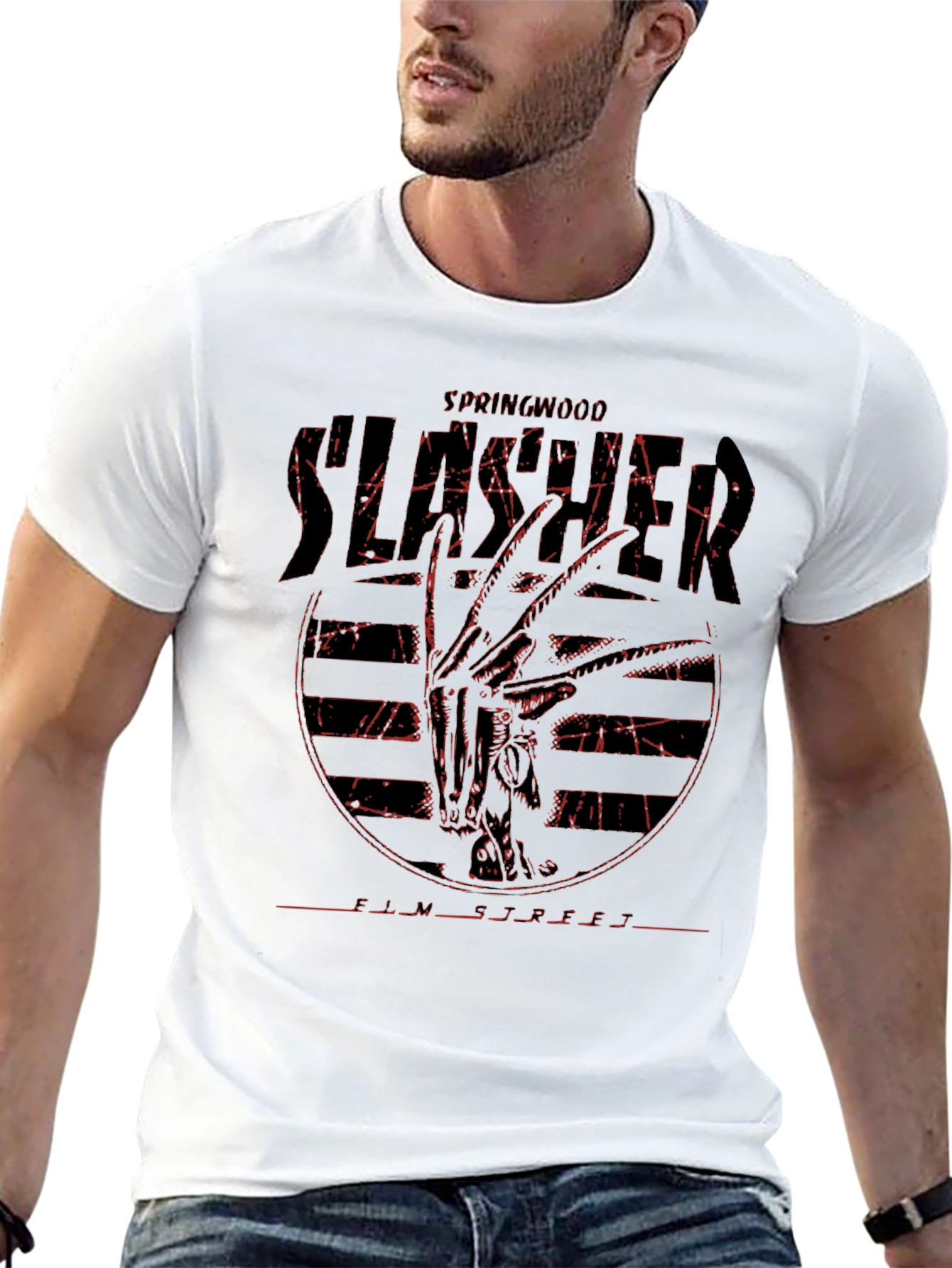 Springwood Slasher T-Shirt - Horror Movie Tee