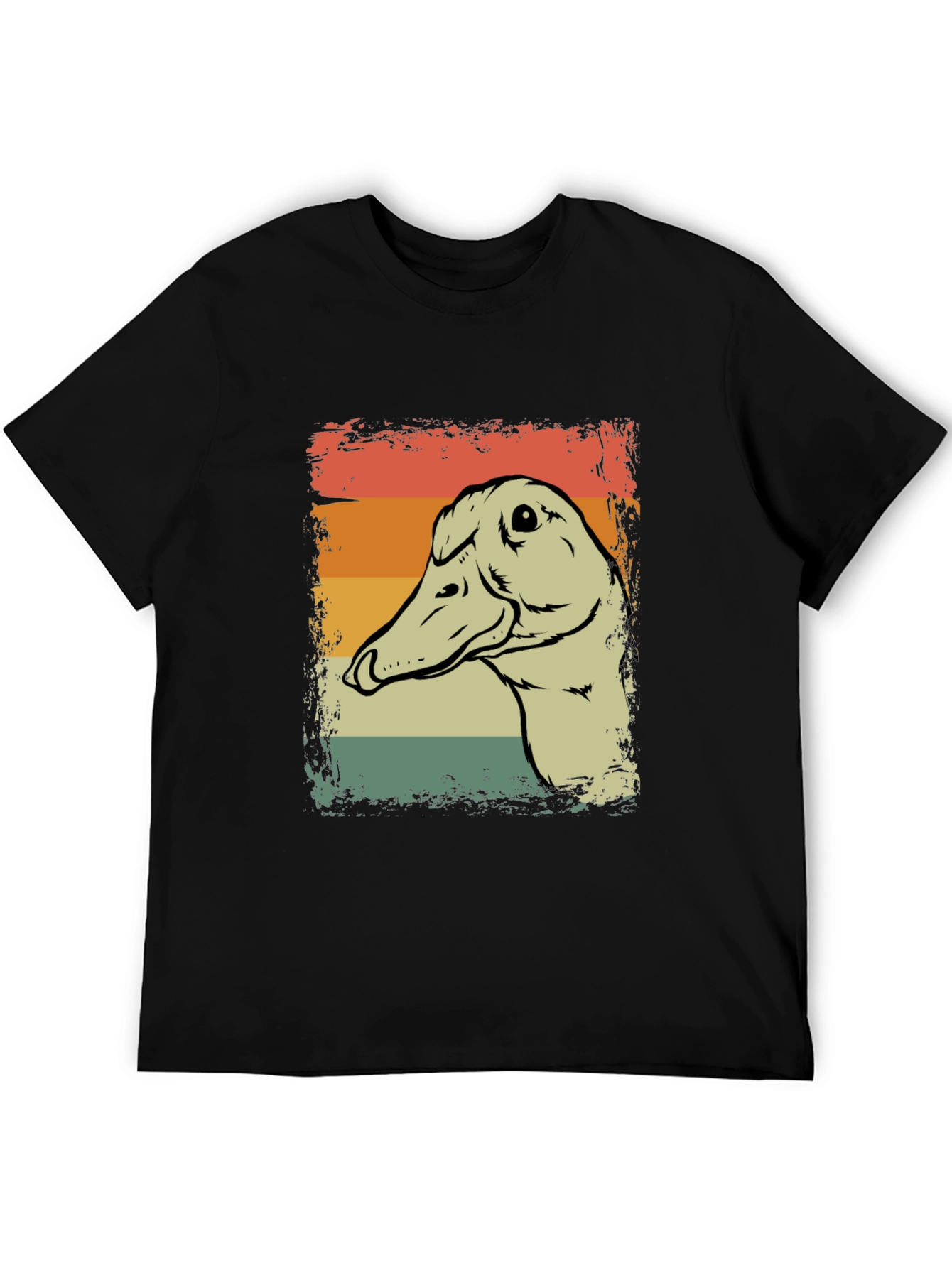 Retro Duck Graphic Tee - Vintage Style T-Shirt