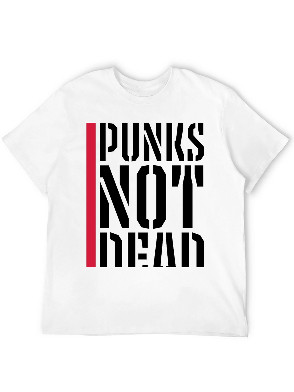Punks Not Dead Graphic T-Shirt - Black