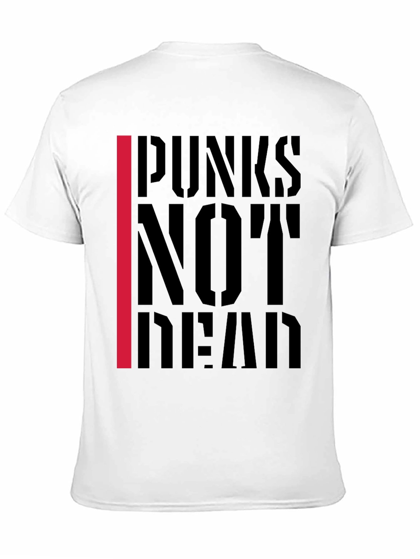 Punks Not Dead Graphic T-Shirt - Black