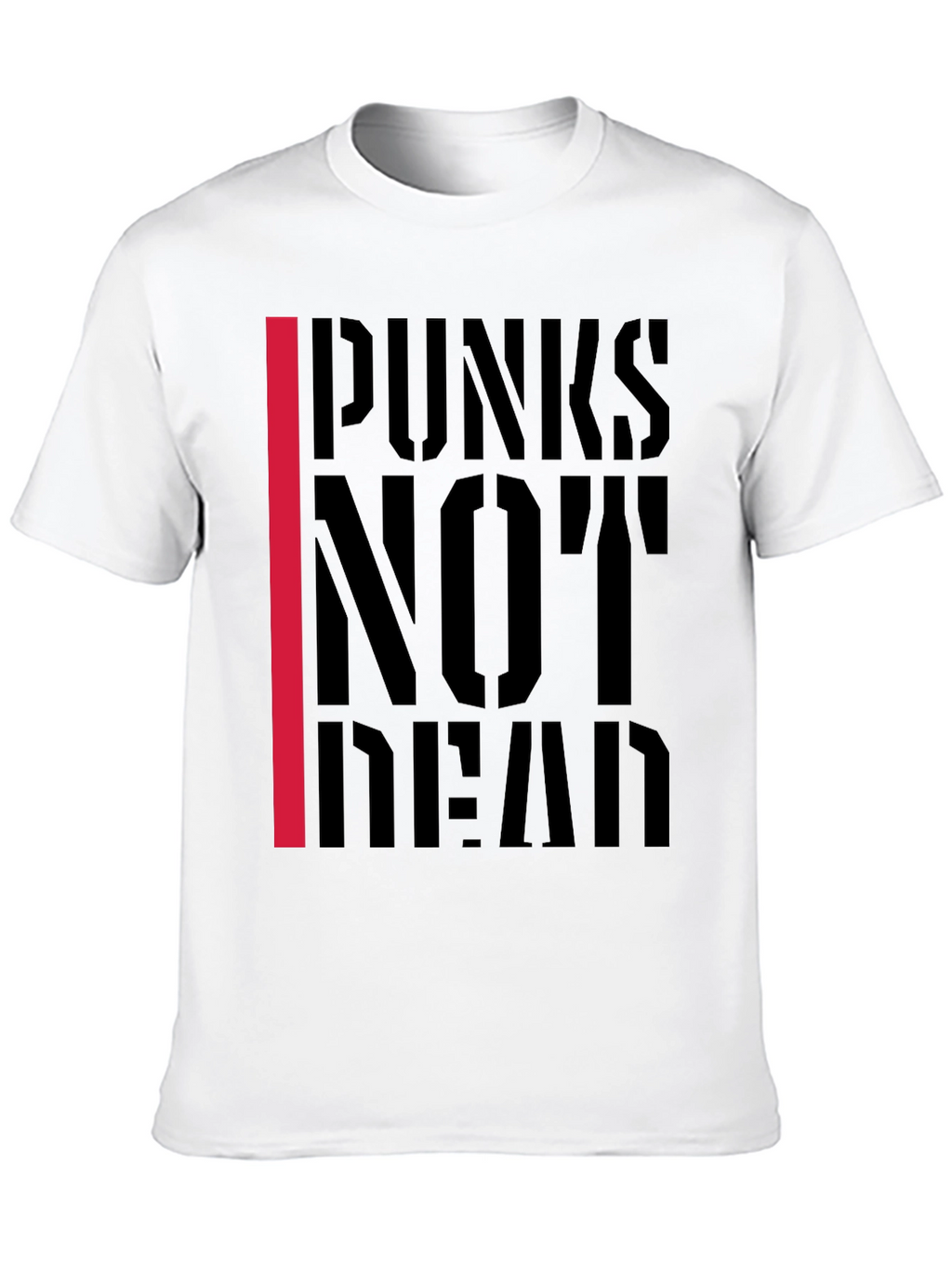 Punks Not Dead Graphic T-Shirt - Black