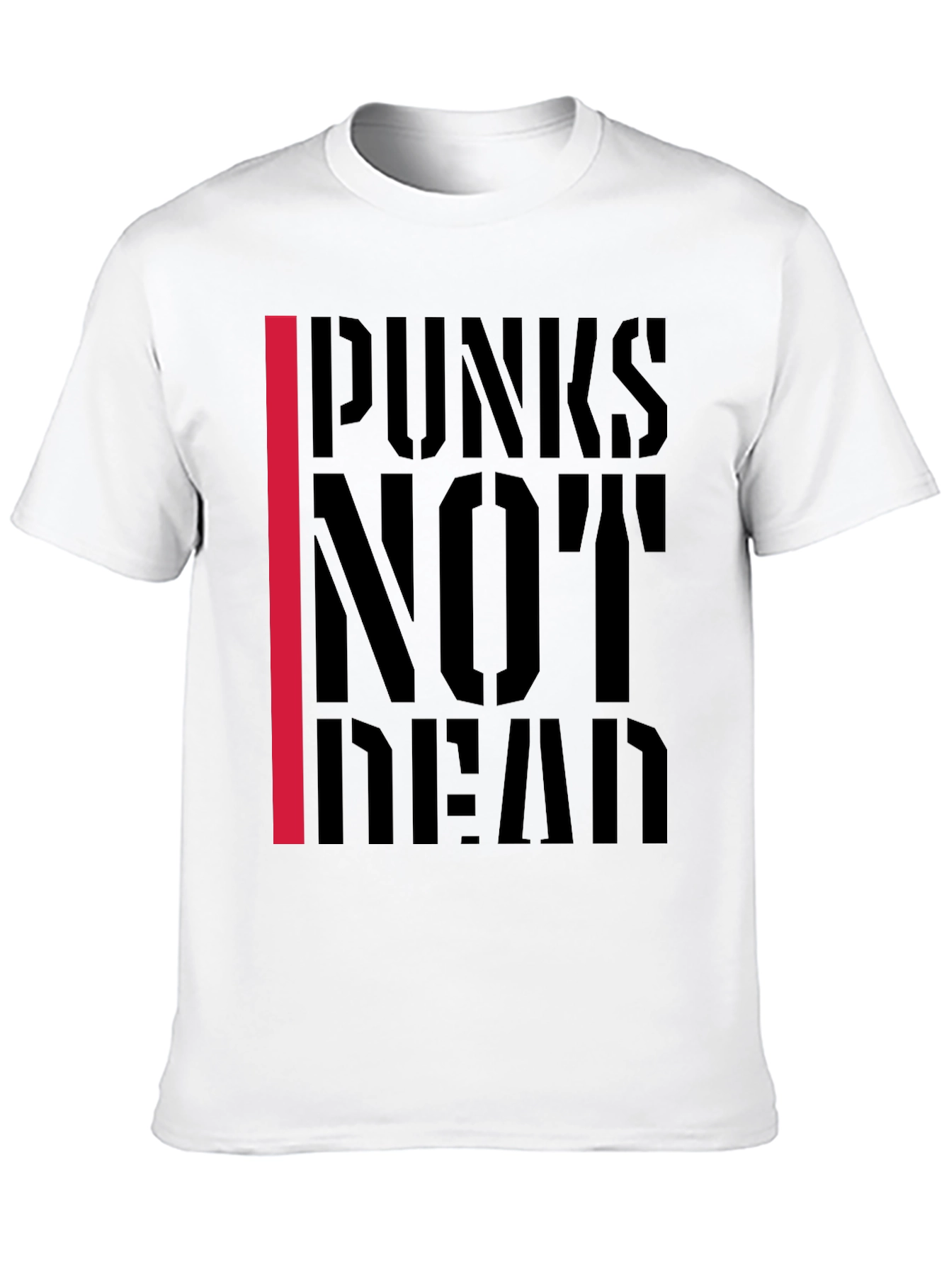 Punks Not Dead Graphic T-Shirt - Black