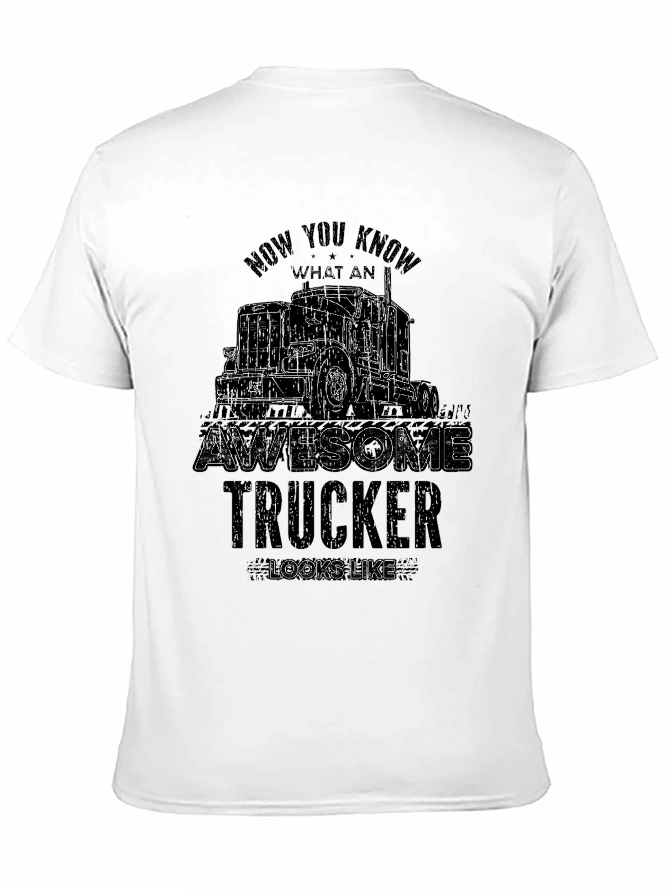 Awesome Trucker Graphic T-Shirt